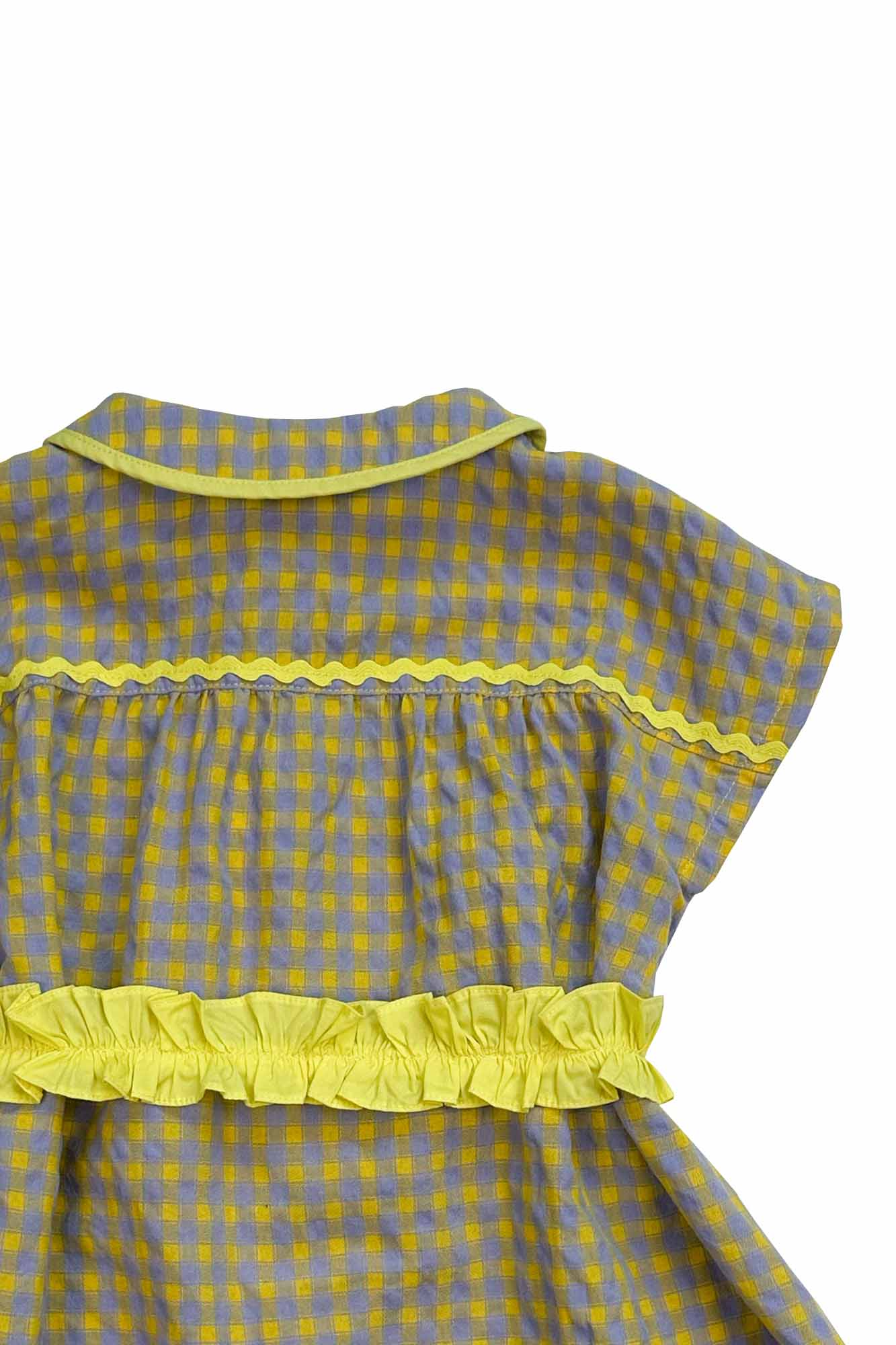 Yellow Plaid Penny Dress