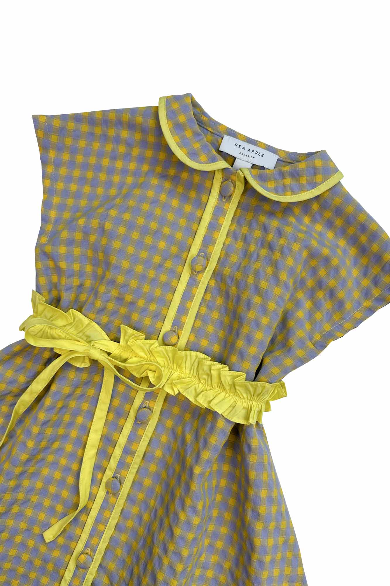 Yellow Plaid Penny Dress