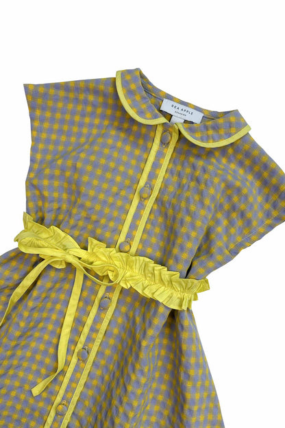 Yellow Plaid Penny Dress