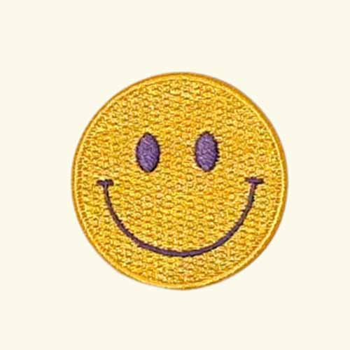 Large Patch - Yellow Smiley