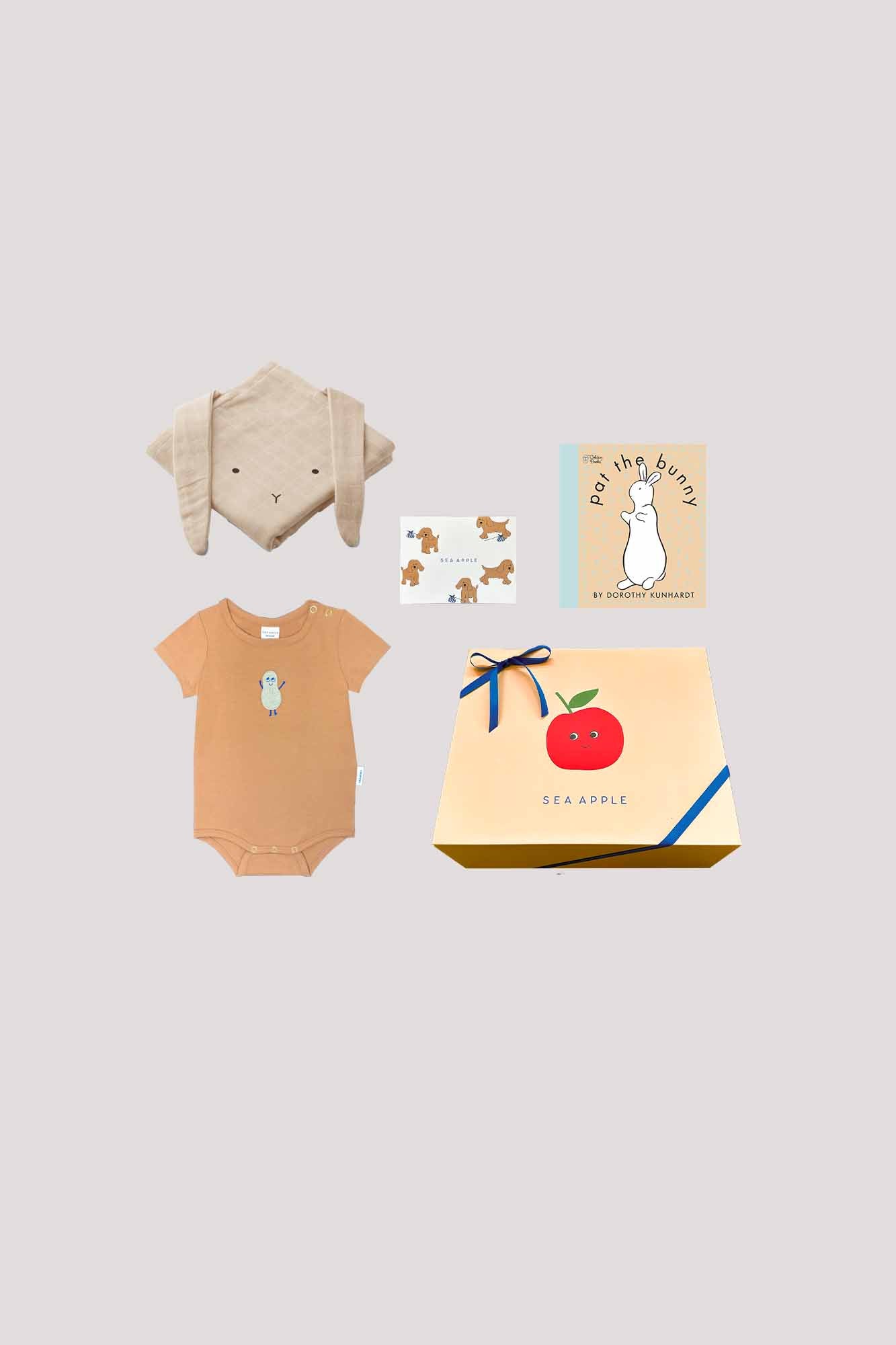 Unisex Almond Baby Gift Set