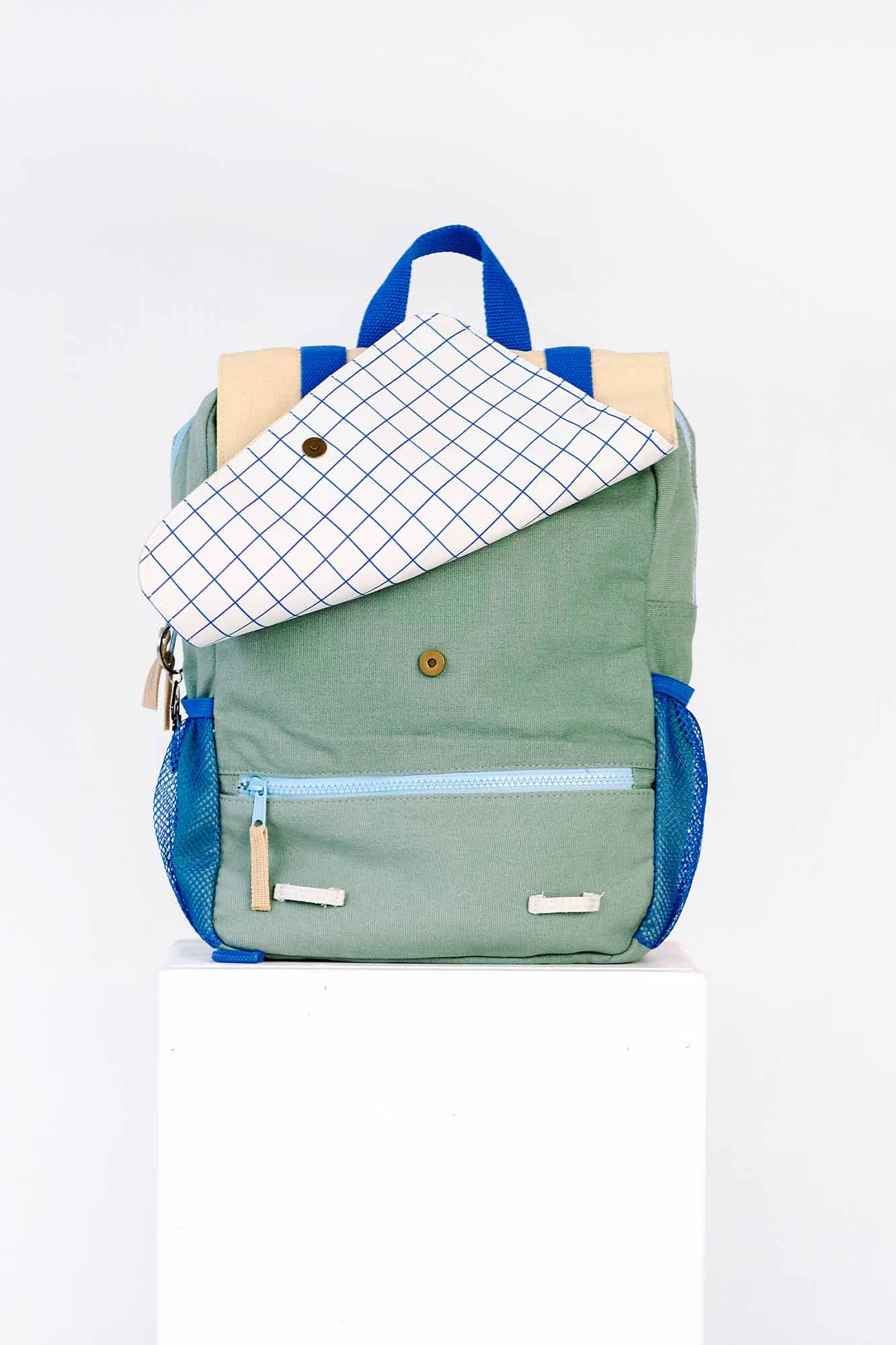 365 Backpack Blue Colour Block