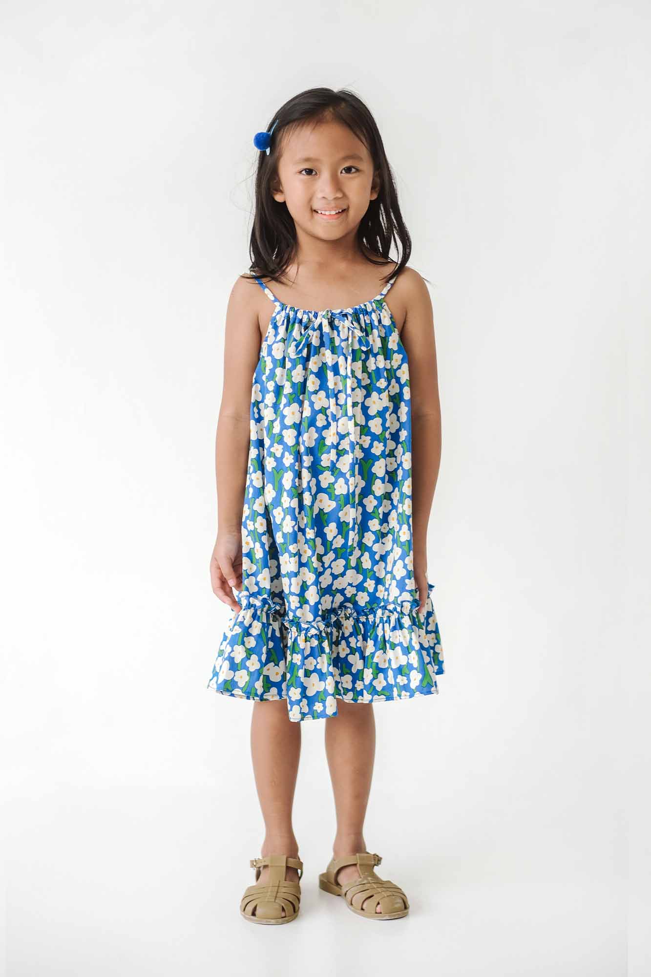 Blue Poppy Luna Dress