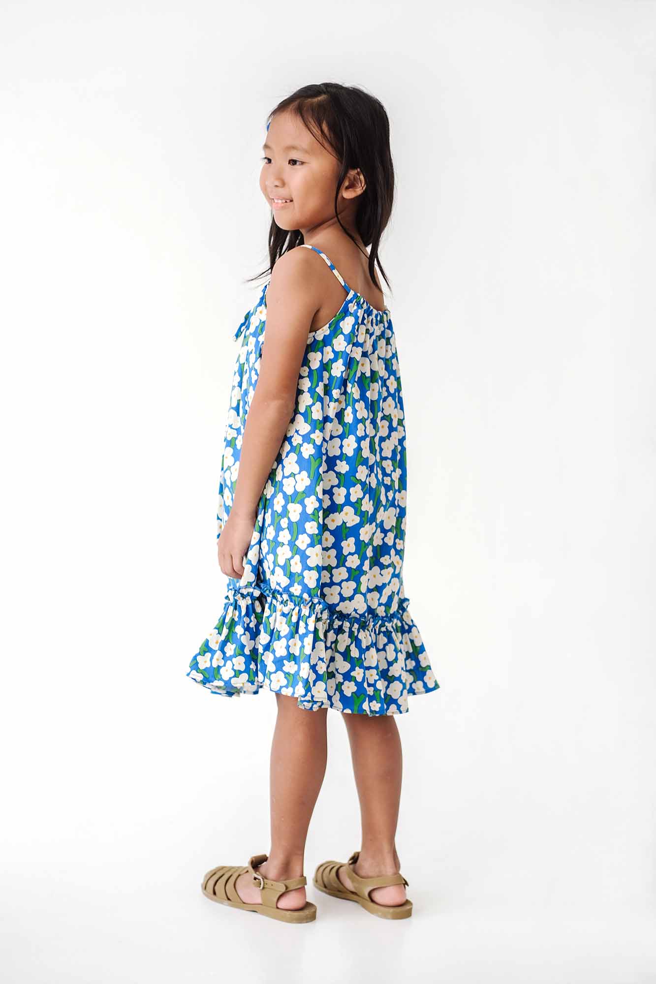 Blue Poppy Luna Dress