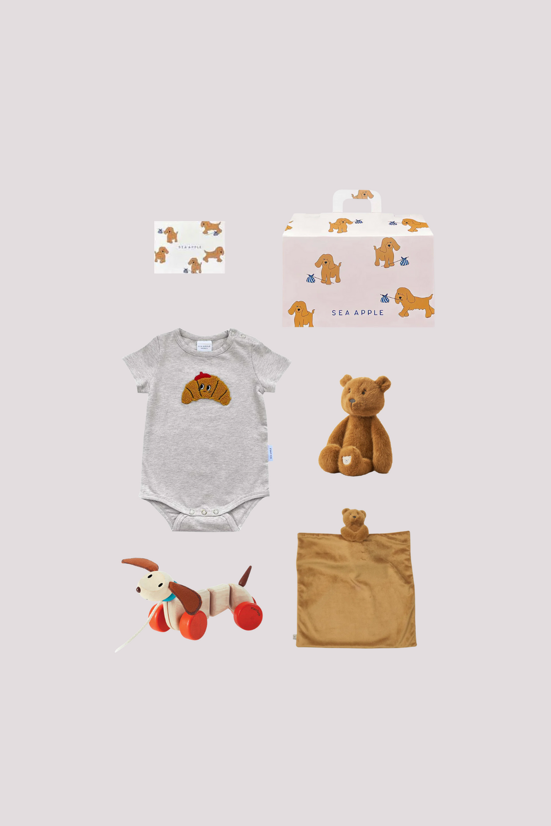 Personalisable Butterscotch Cuddle Baby Gift Set
