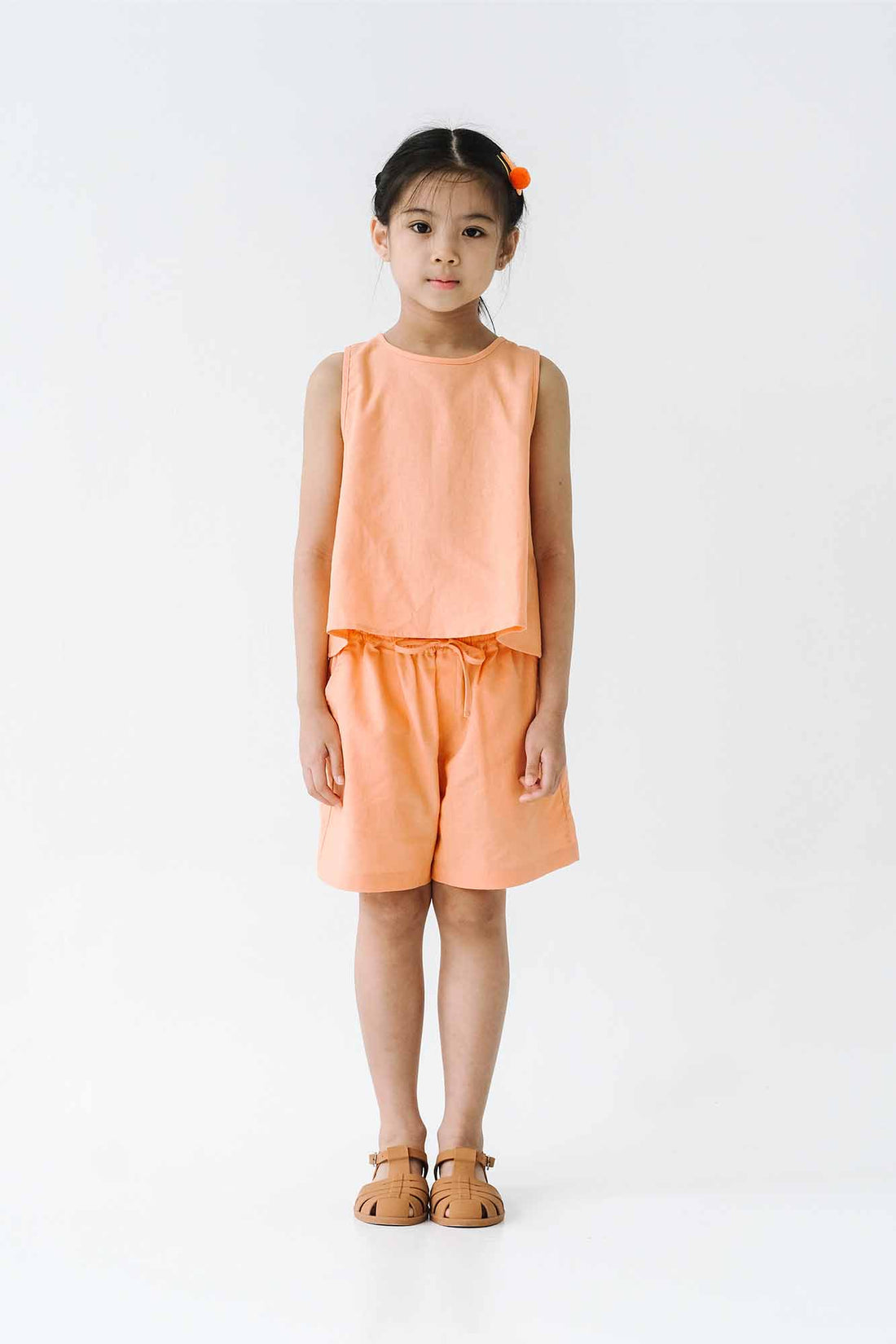 Cantaloupe Boxy Tank & Shorts Set