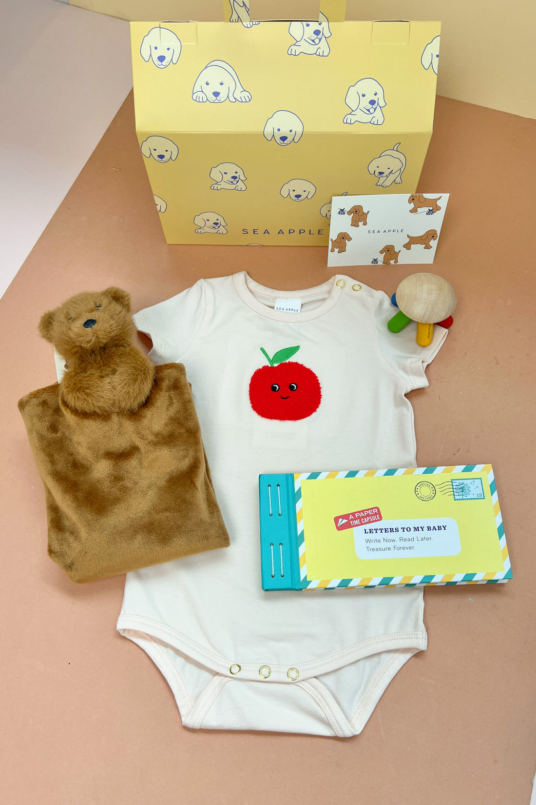 Personalisable Caramel Baby Gift Set