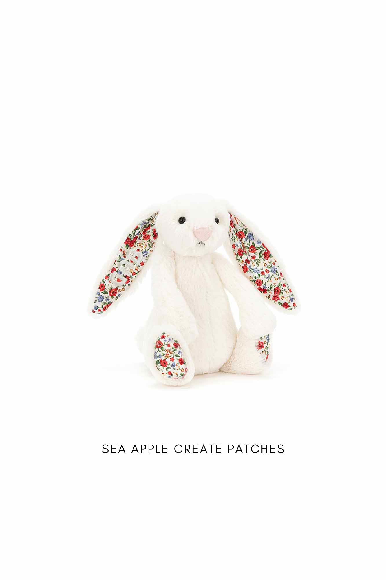 Personalisable Jellycat Blossom Cream Bunny Small