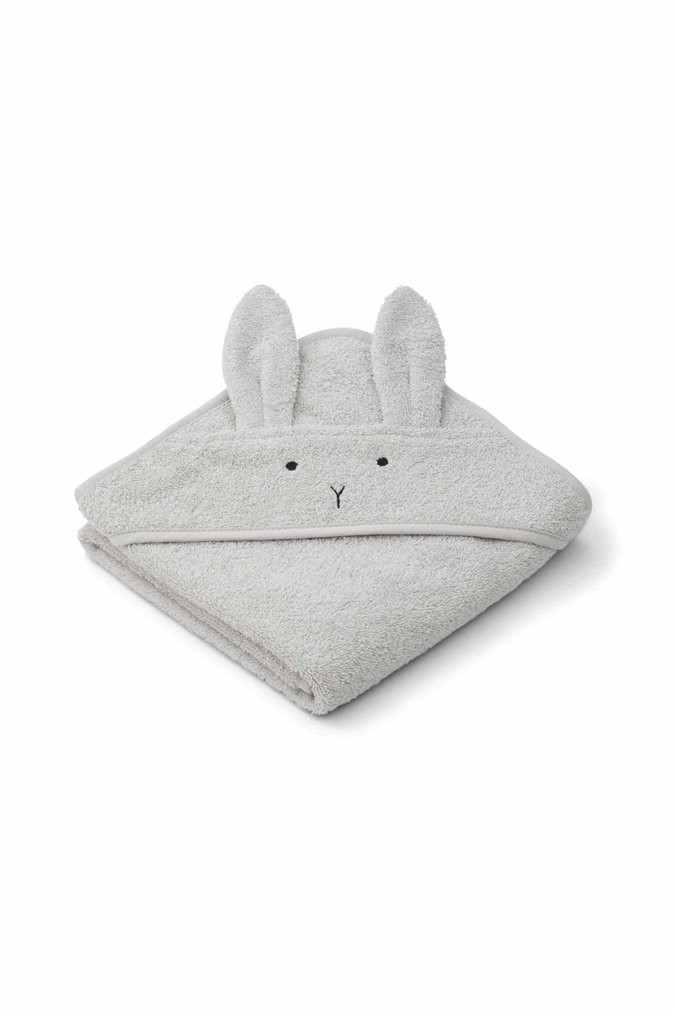 Liewood Rabbit Dumbo Grey Albert Hooded Towel