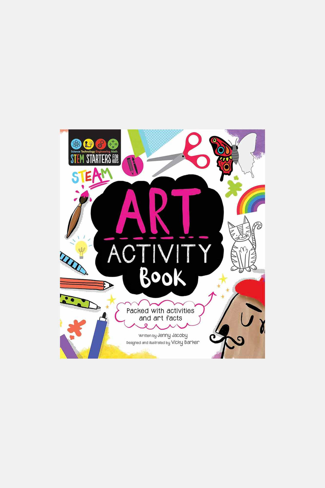 Stem Starters for Kids Art Activity Book:Packed with Activities and Art Facts