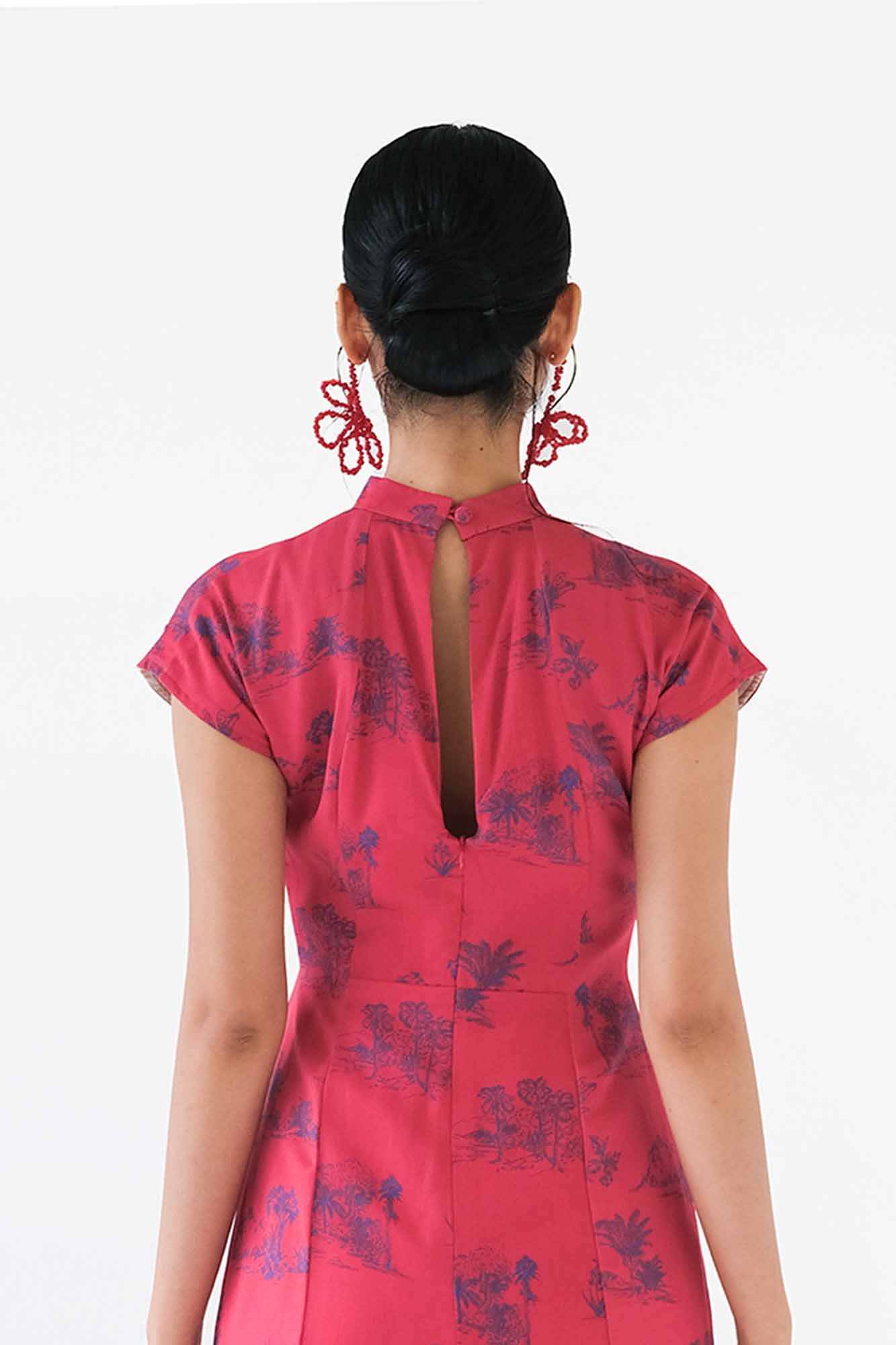 Modern Toile Cheongsam