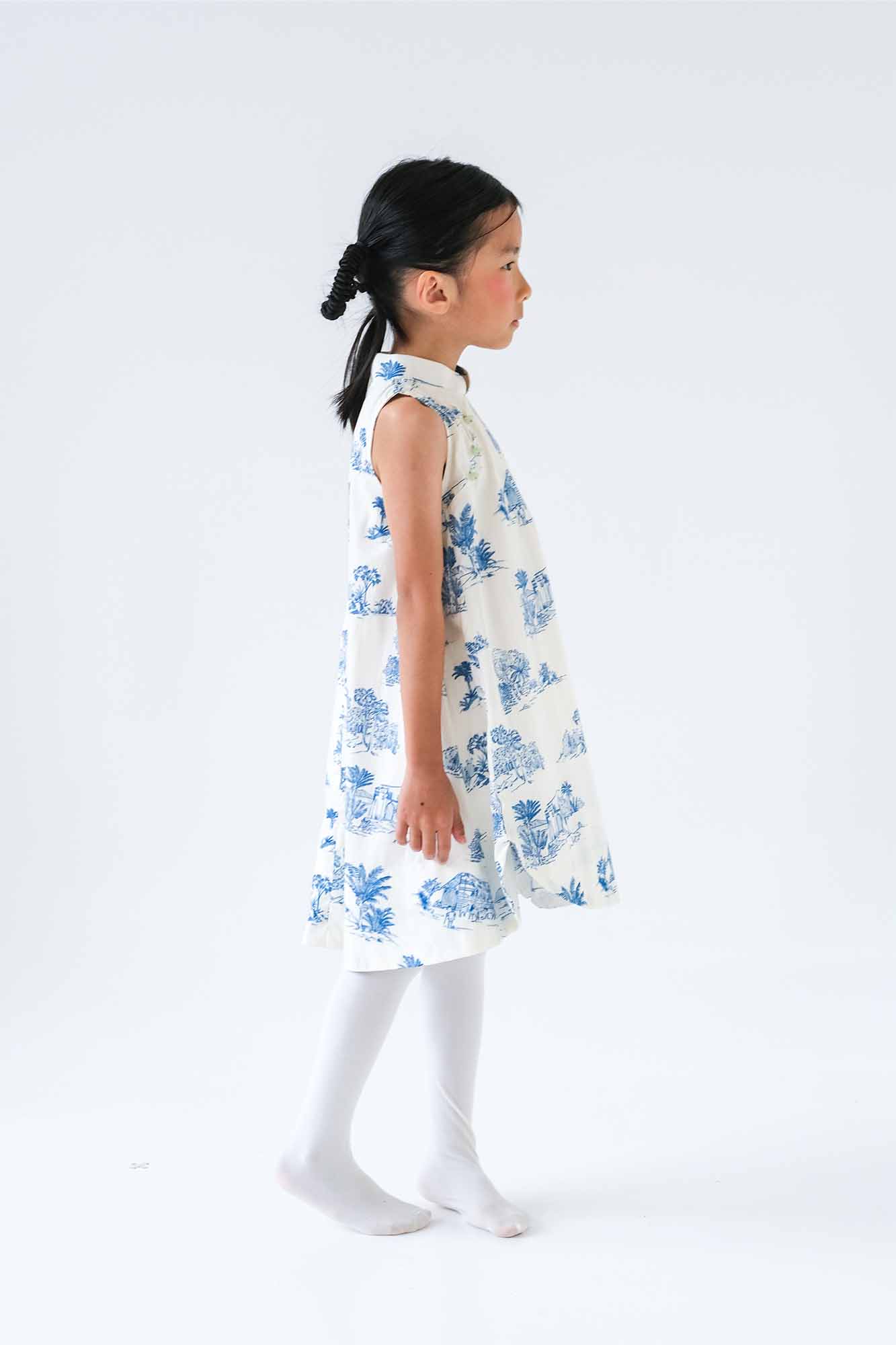 Blue Toile Alex Cheongsam