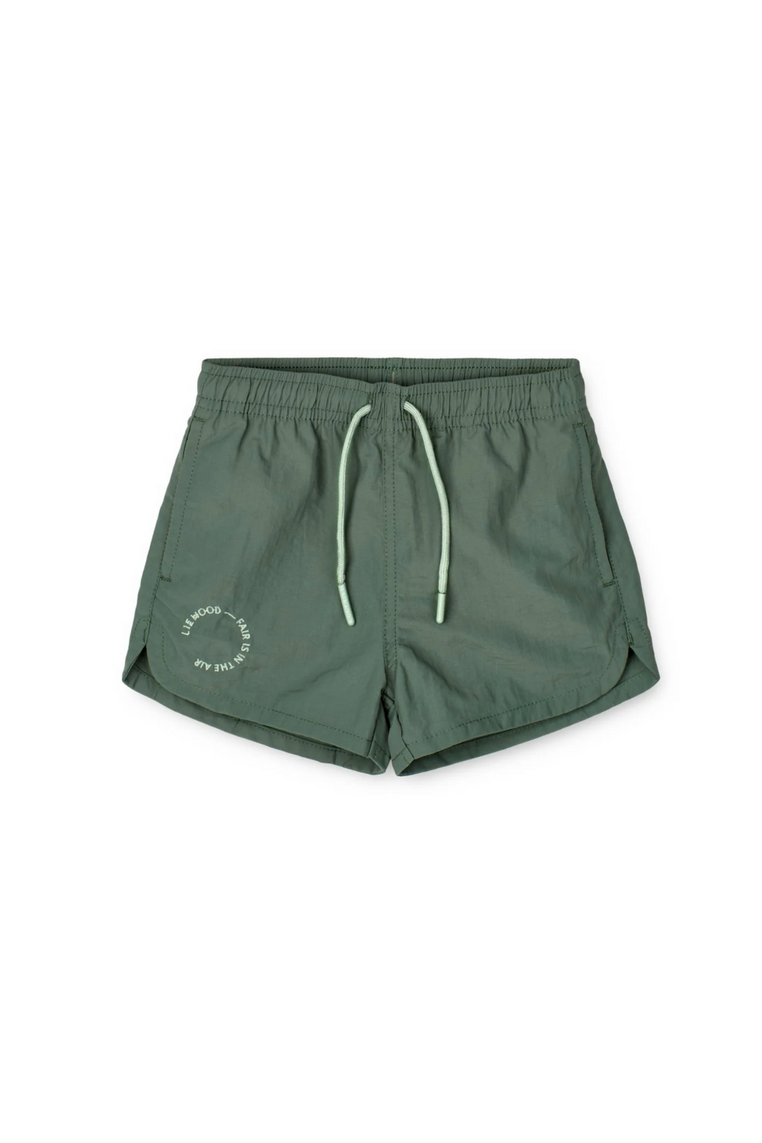 Liewood Aiden Garden Green Printed Board Shorts