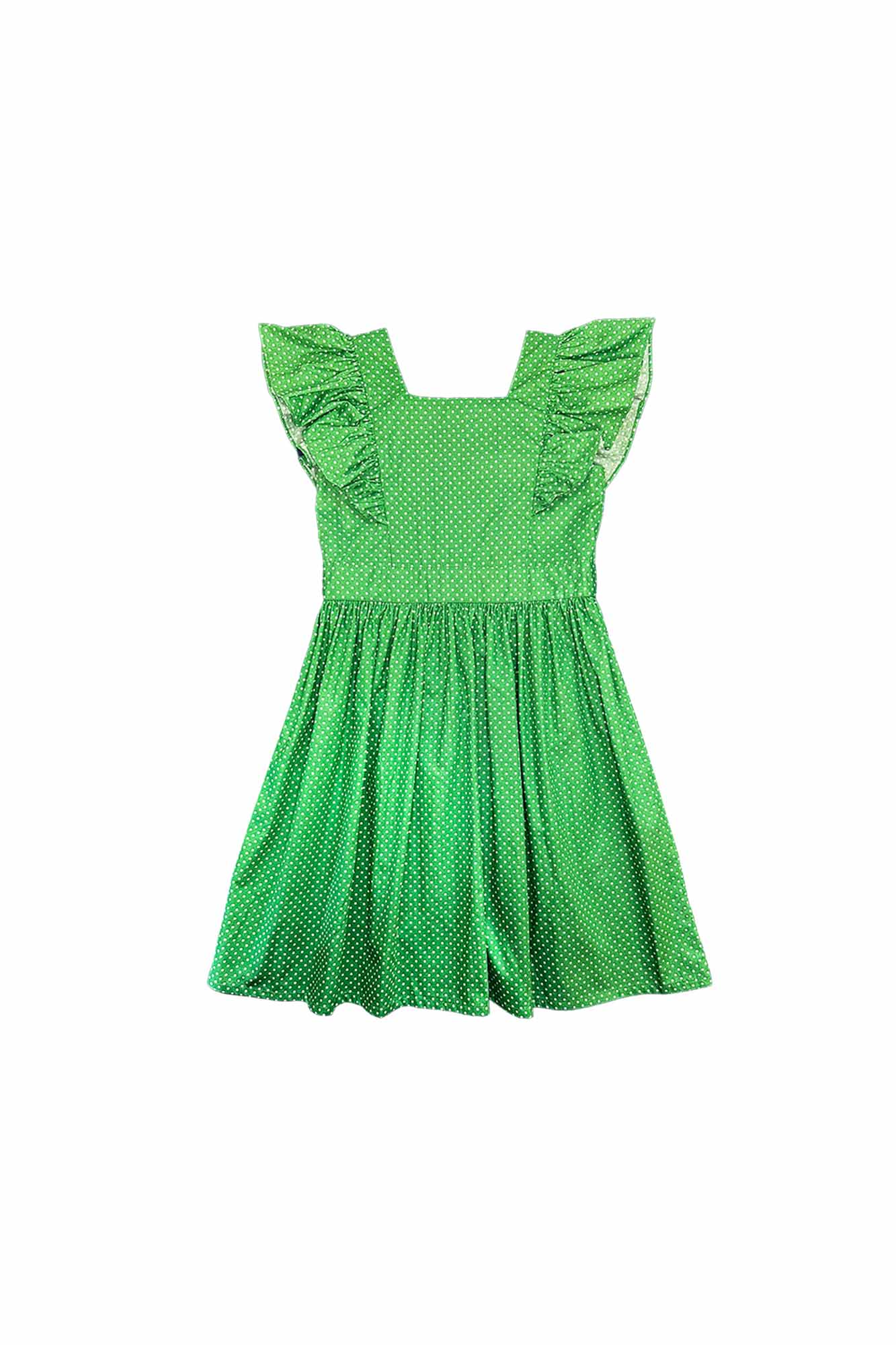 Green Polka Dot Amanda Dress