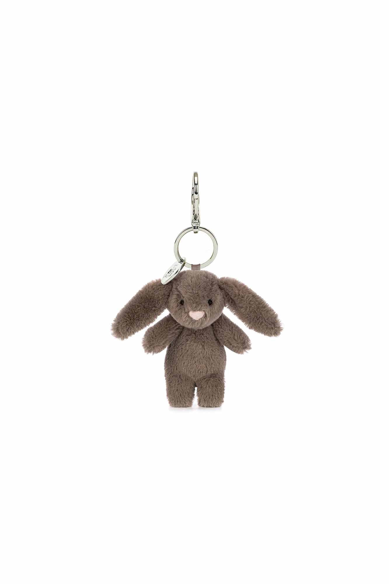 Jellycat Bashful Bunny Bag Charm Truffle