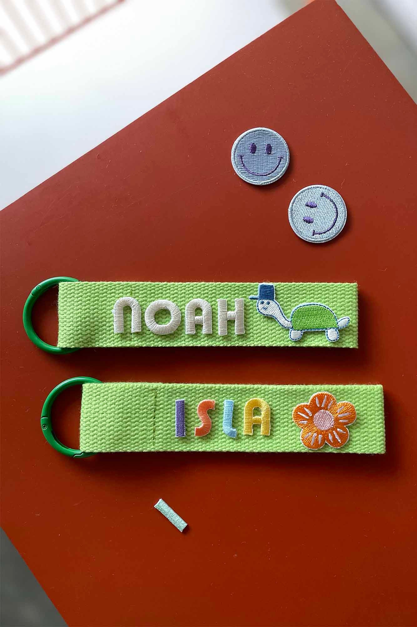 Personalisable Lime Name Tag