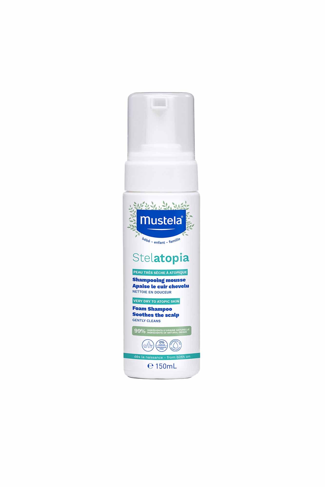 Mustela Stelatopia Foam Shampoo - 150ml