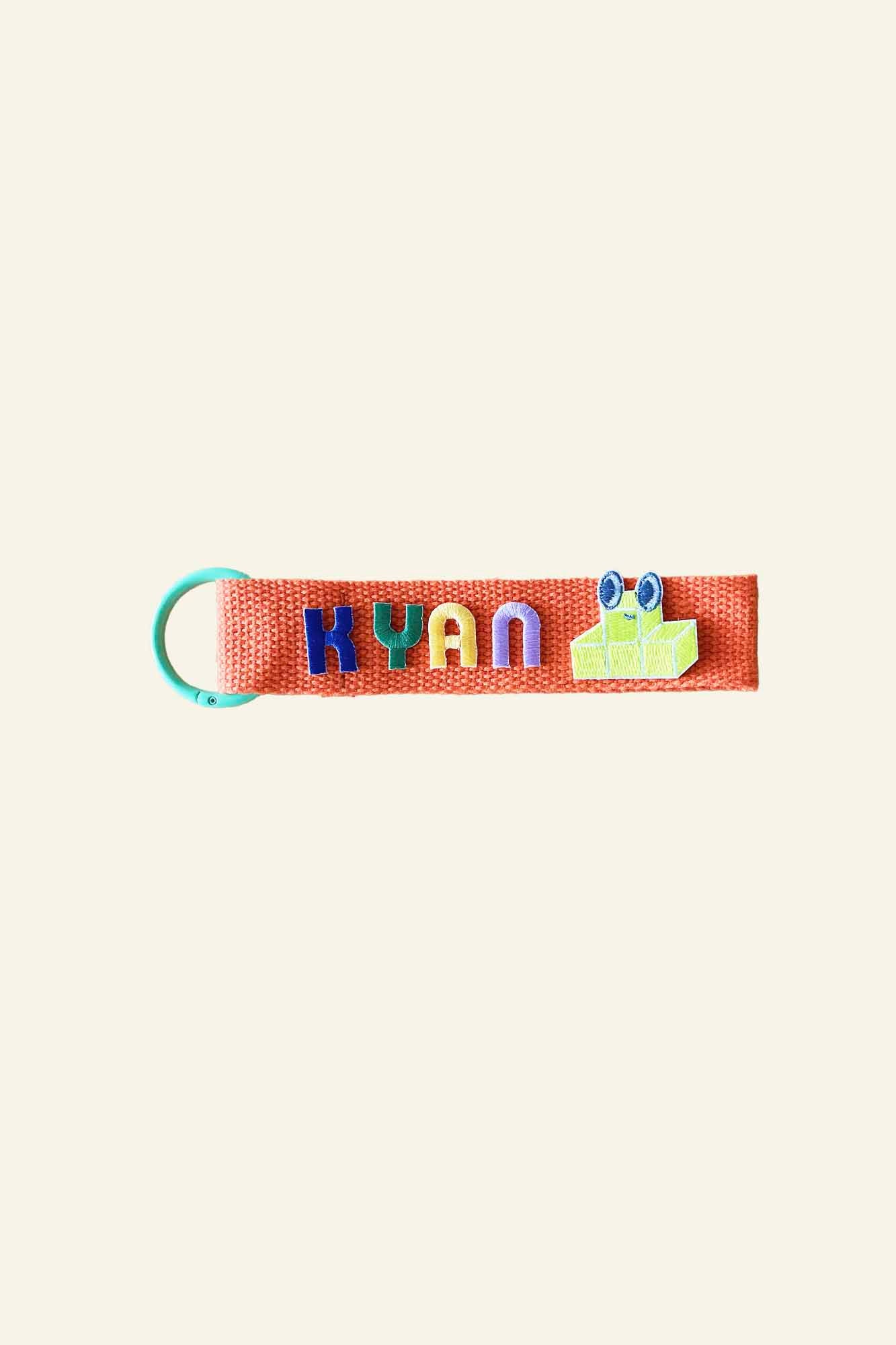 Personalisable Orange Name Tag