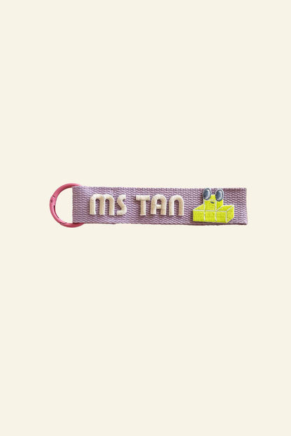 Personalisable Purple Name Tag