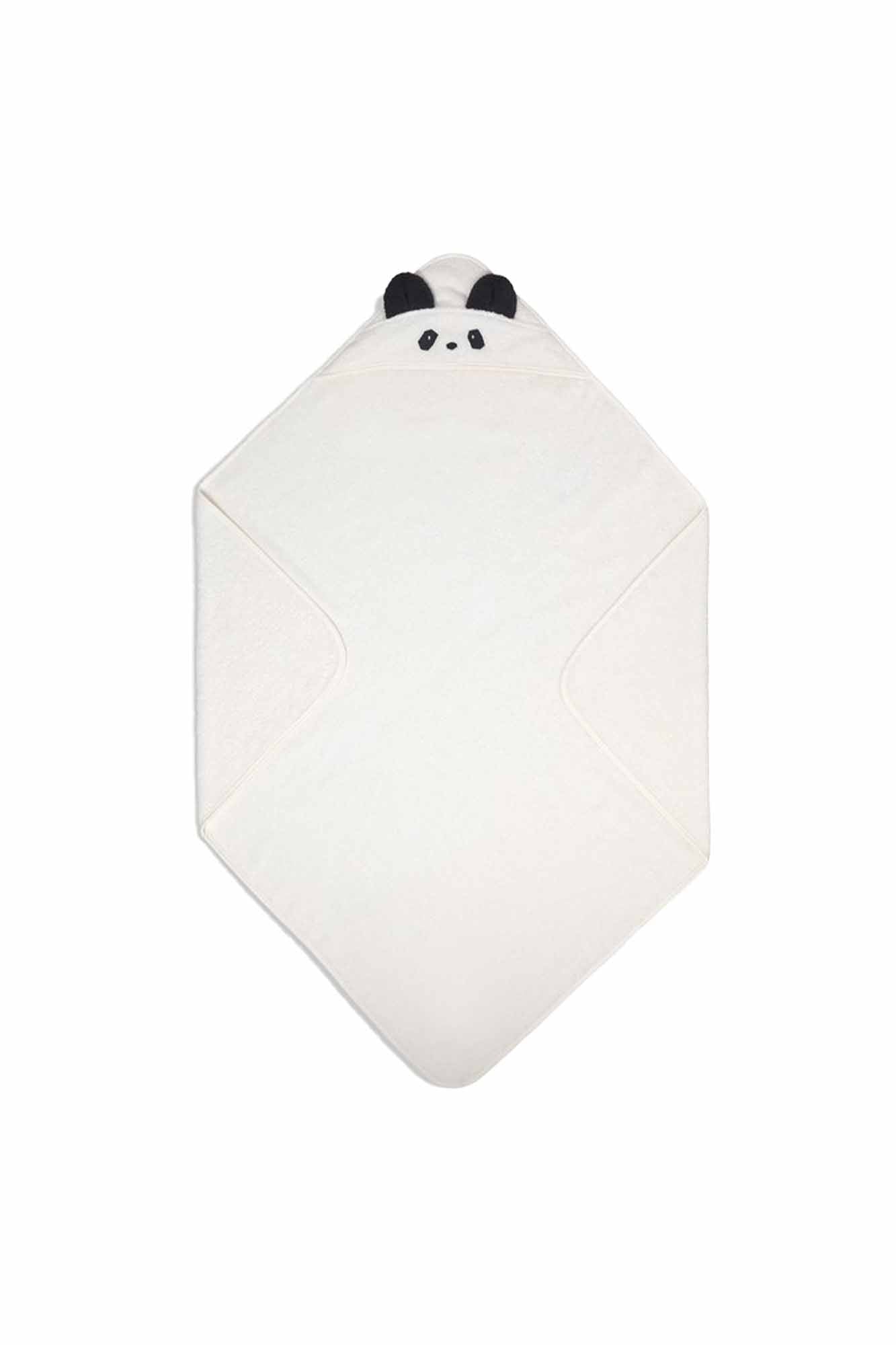 Liewood Panda Creme De La Creme Albert Hooded Towel