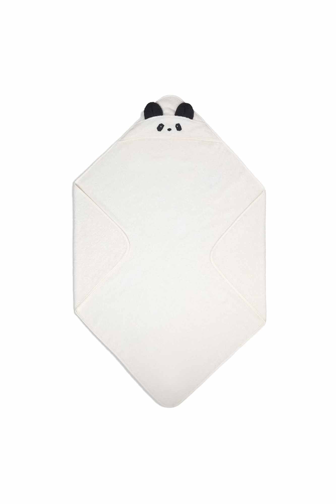 Liewood Panda Creme de la Creme Albert Hooded Towel