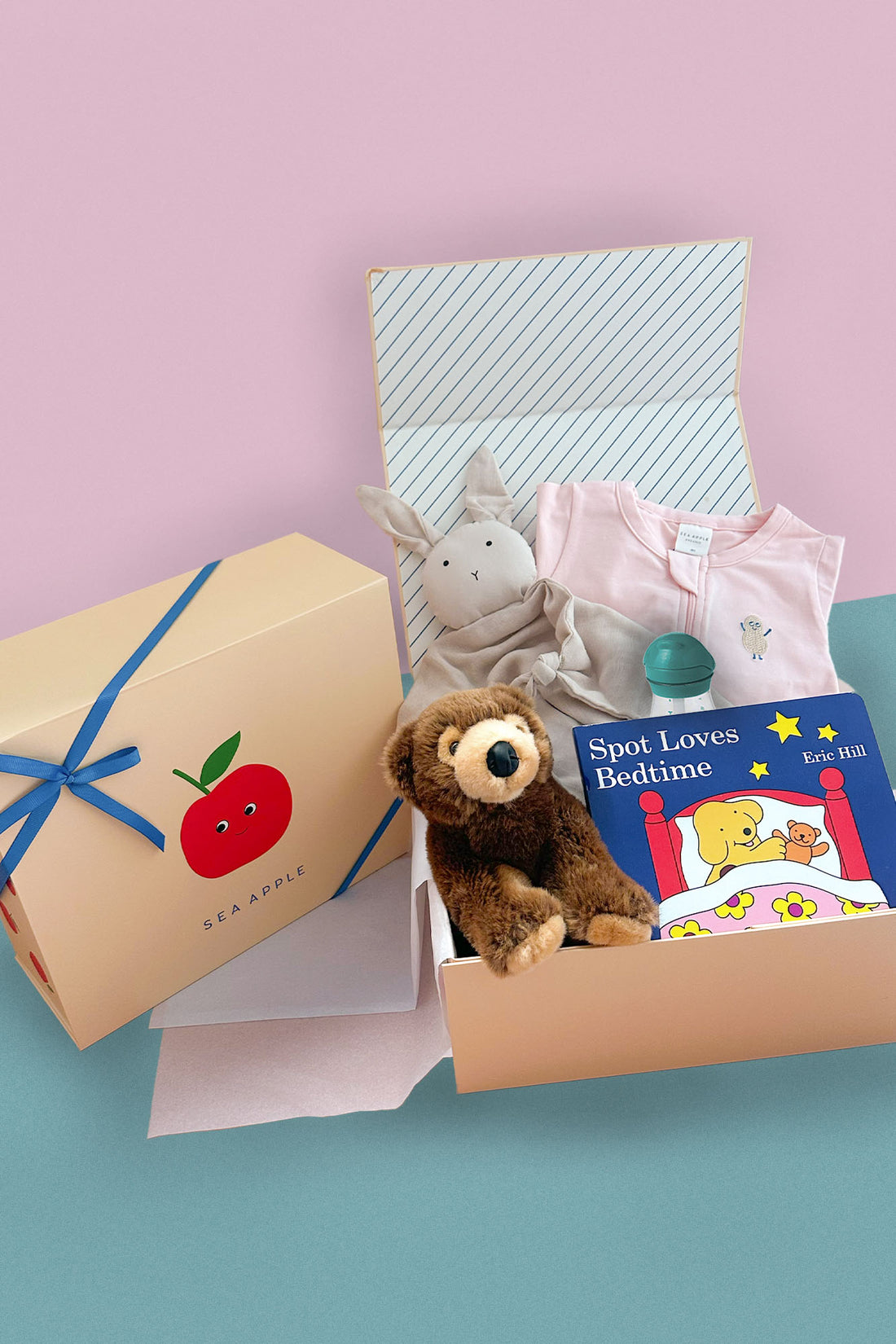 Personalisable Baby Girl Petunia Gift Set
