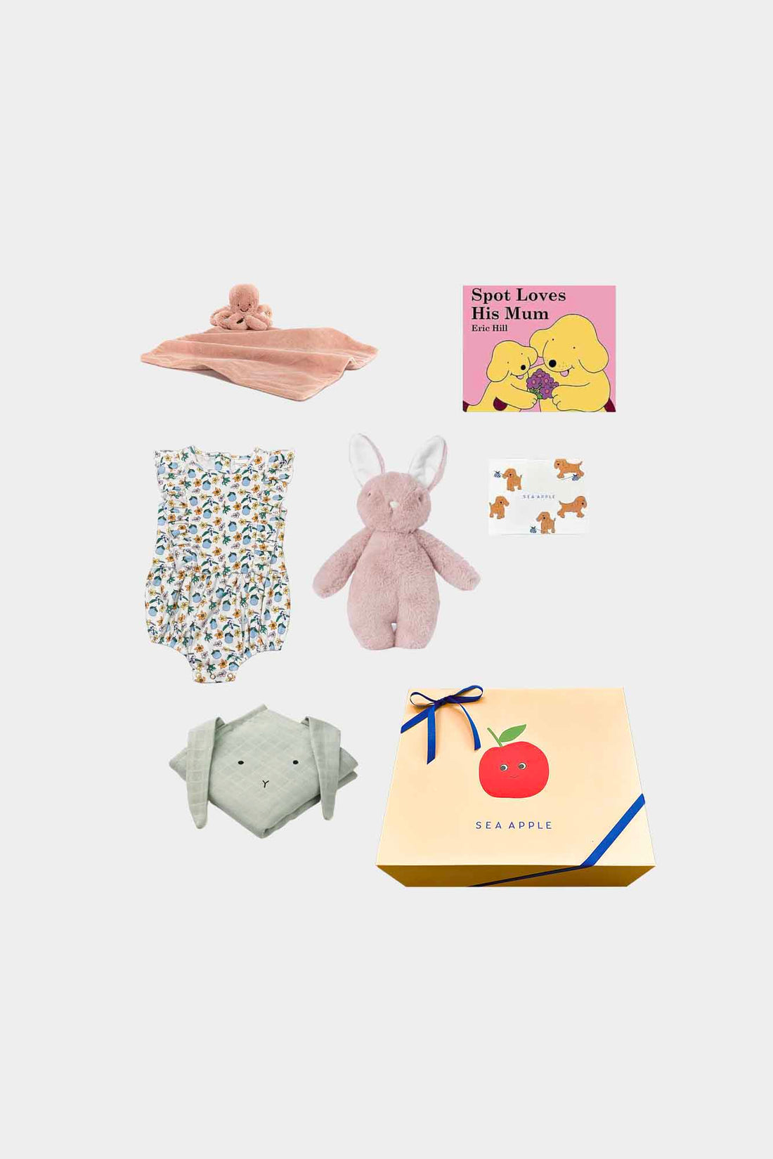 Organic Baby Gift Set - New York Onesie & NYC Rattle Toys