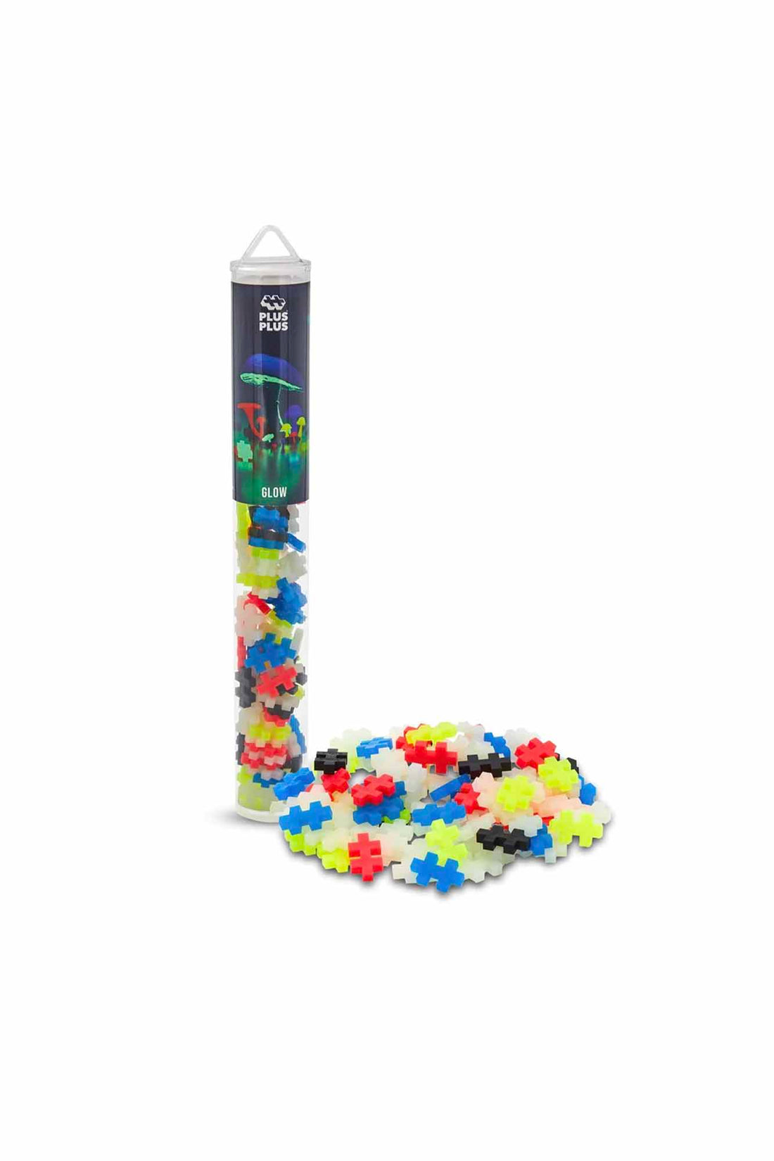 PLUS-PLUS Glow Mix - 100 pieces Tube