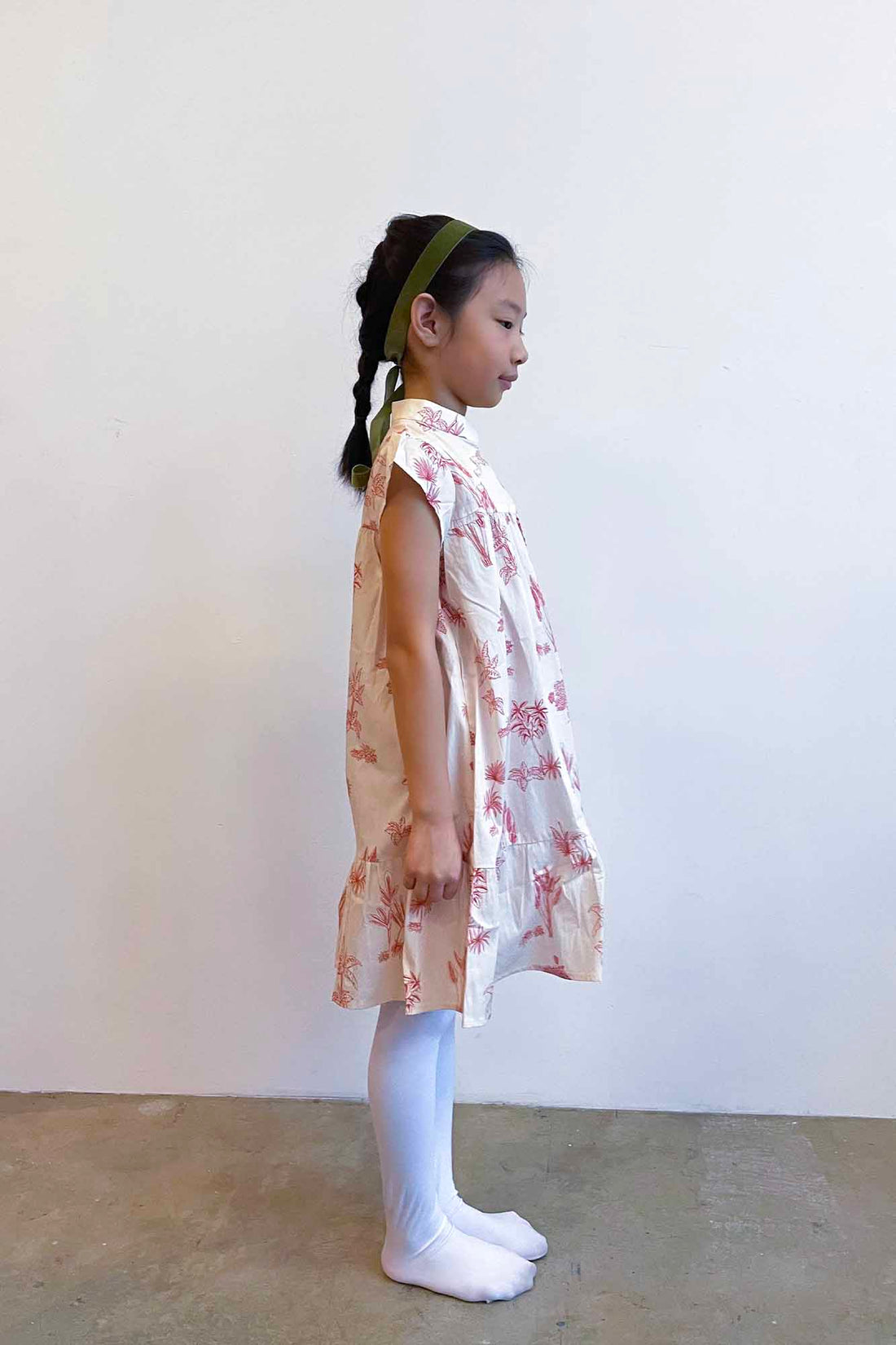 Red Botanical Daphne Cheongsam