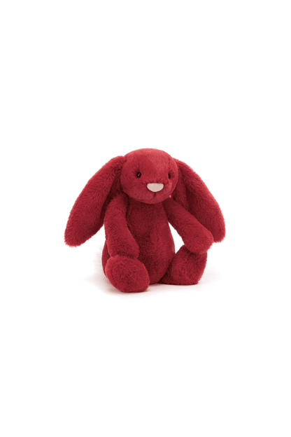 Personalisable Jellycat Bashful Luxe Scarlett Bunny Medium