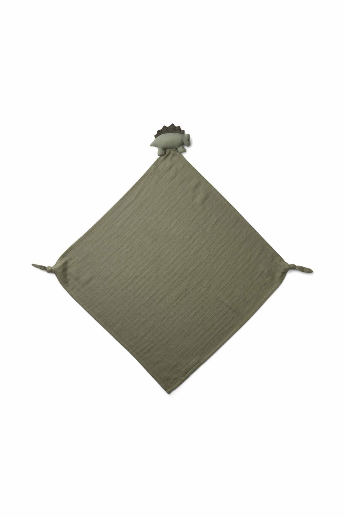 Personalisable Liewood Dino Faune Green Robbie Multi Muslin Cloth