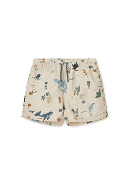 Liewood Sea Creature/Sandy Aiden Board Shorts