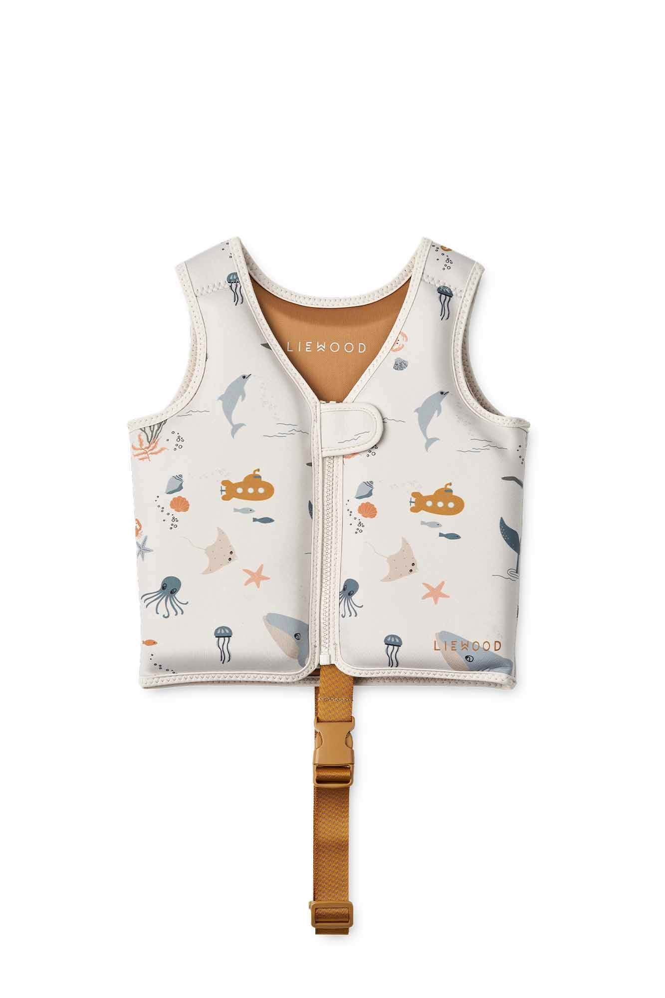 Liewood Sandy/Sea Creature Dove Swim Vest