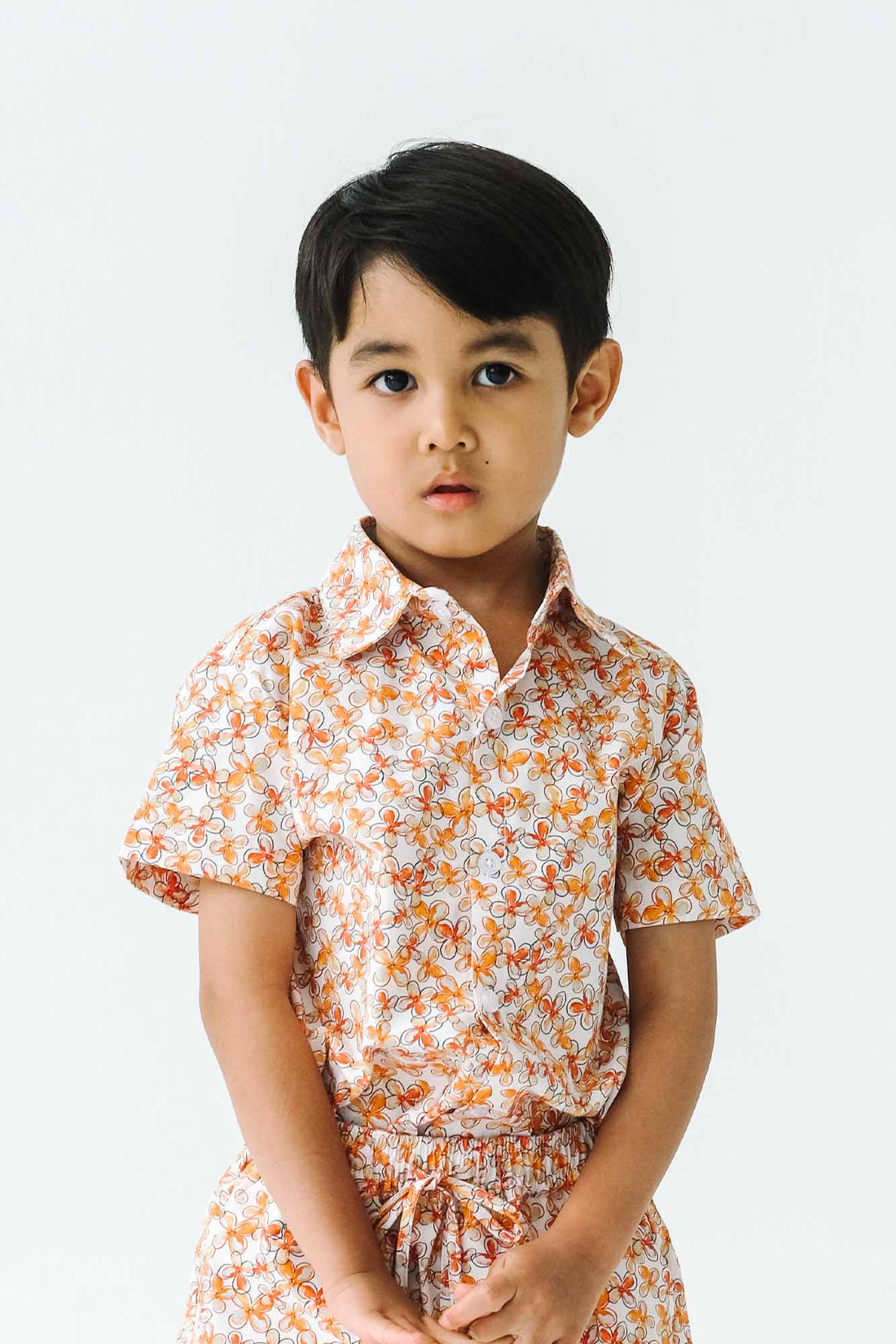 Sunset Blooms James Shirt