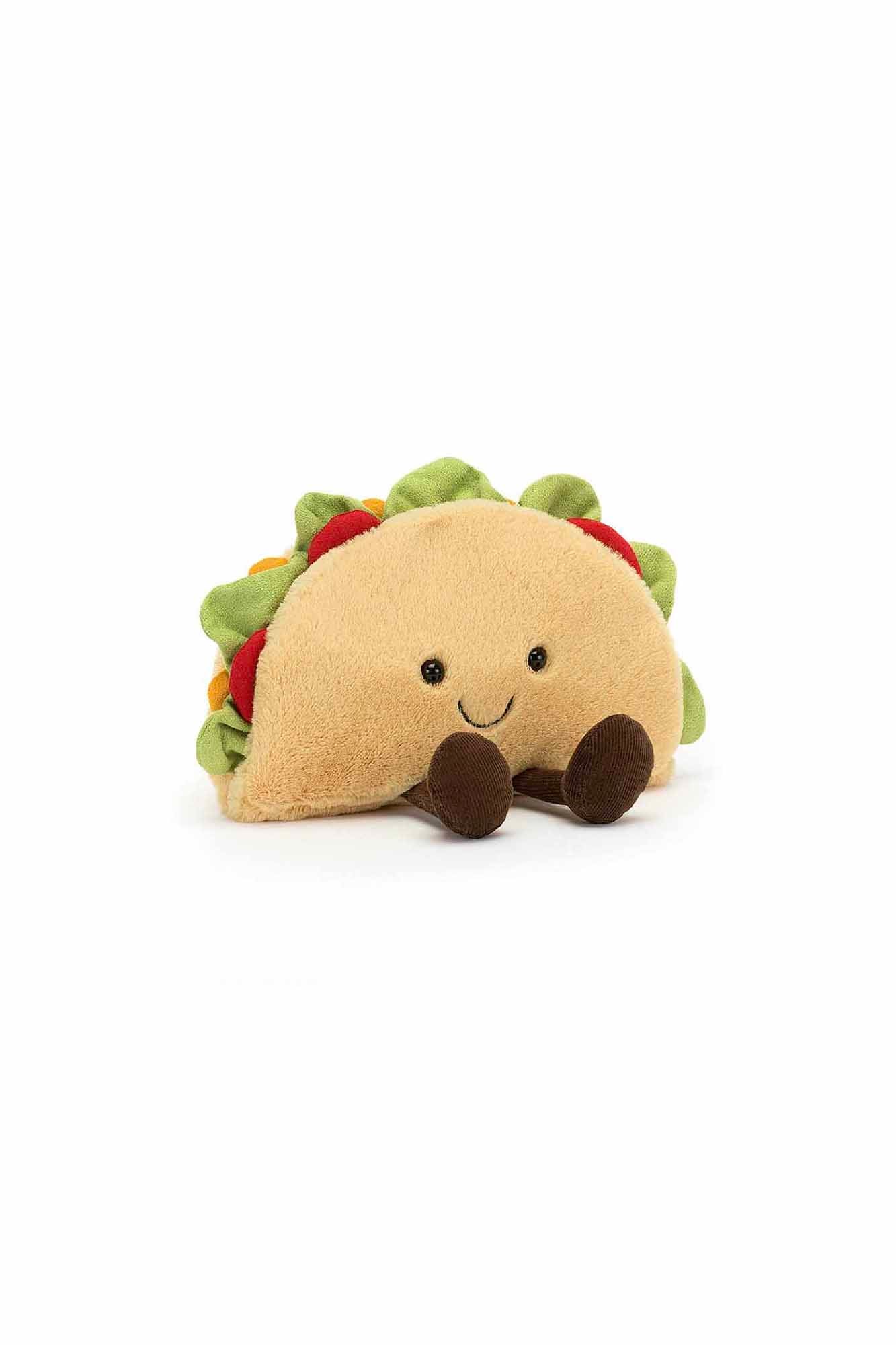 Newest NEW Release Jellycat Amusable Taco Fast Food Stuffed Toy Soft Fluffy