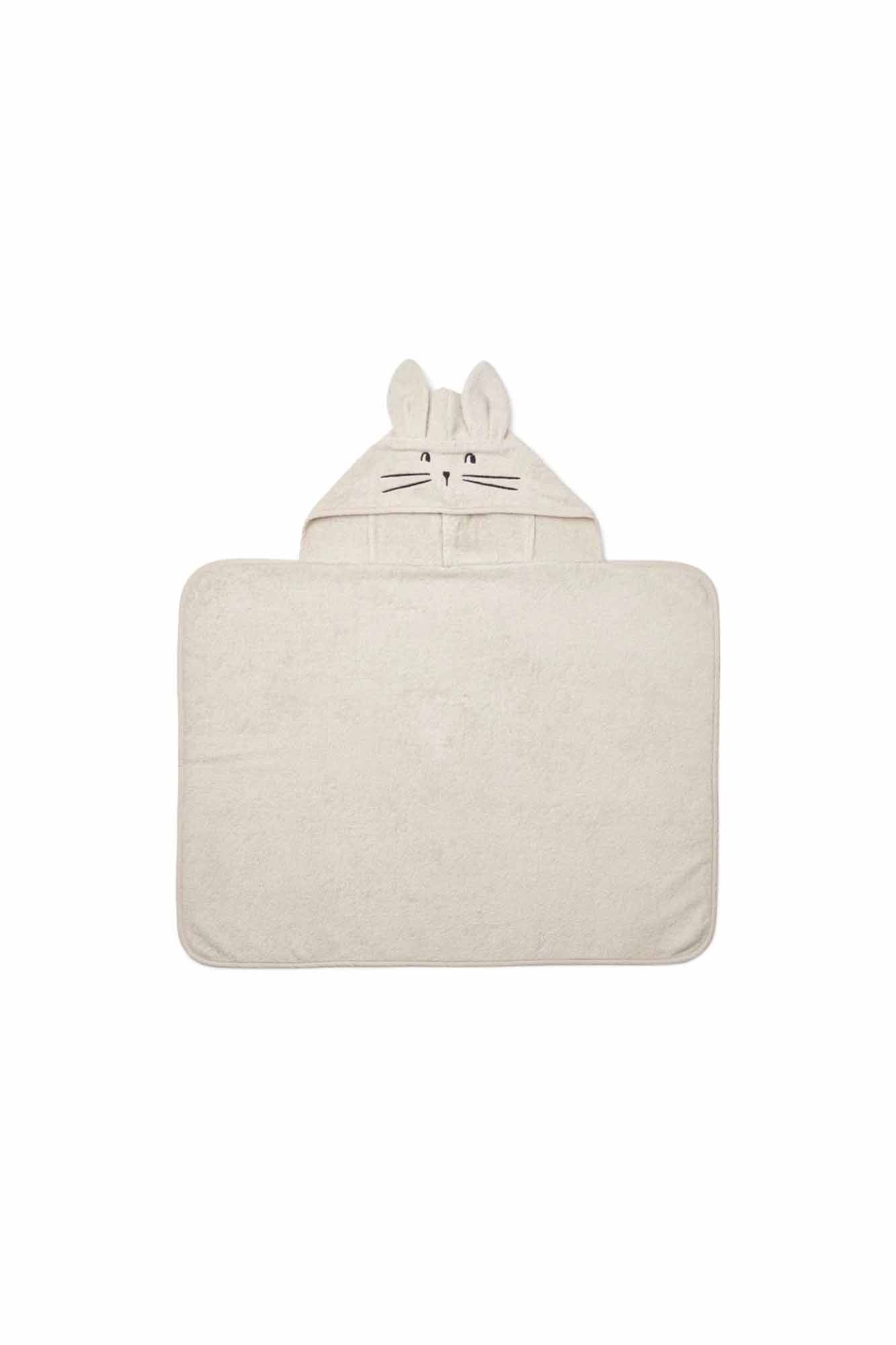 Liewood Sandy Villas Rabbit Baby Hooded Towel