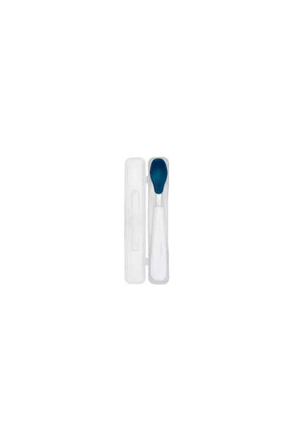 OXO TOT On-The-Go Feeding Spoon - Sea Apple