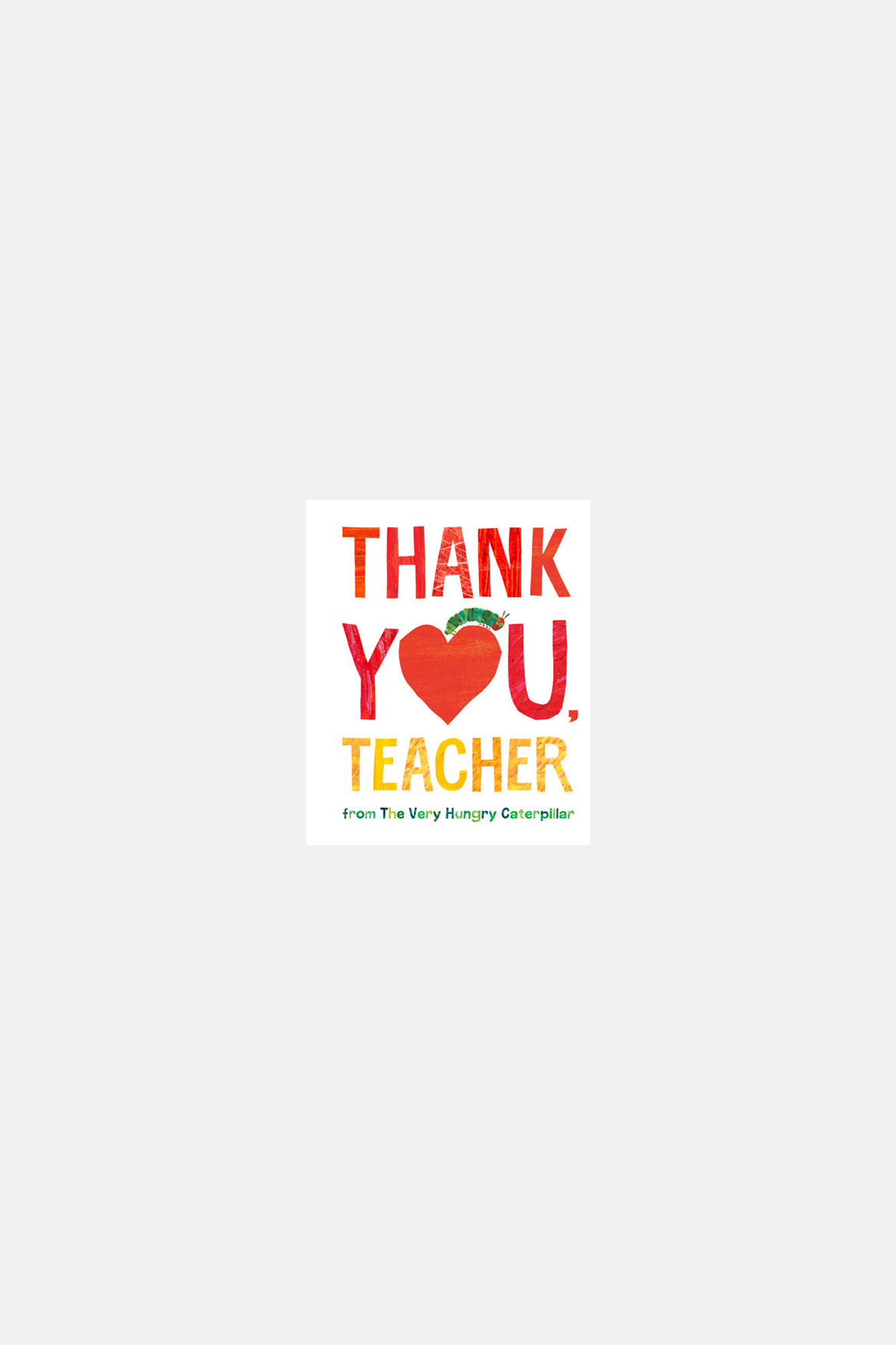 Thank You, Teacher from The Very Hungry Caterpillar - Sea Apple