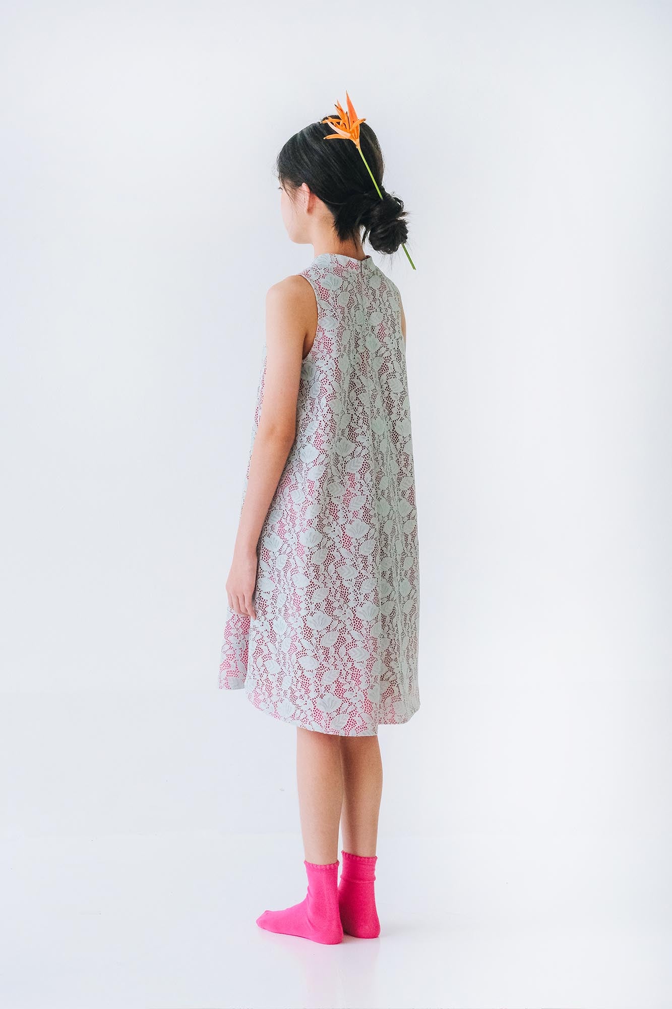 Pink Guava Lace Alex Cheongsam