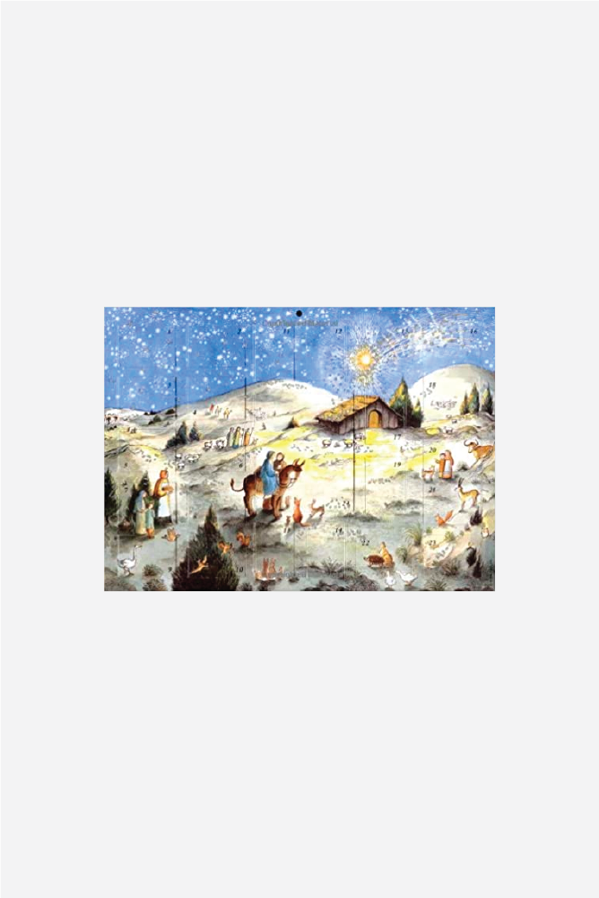 Away in a Manger Advent Calendar - Sea Apple