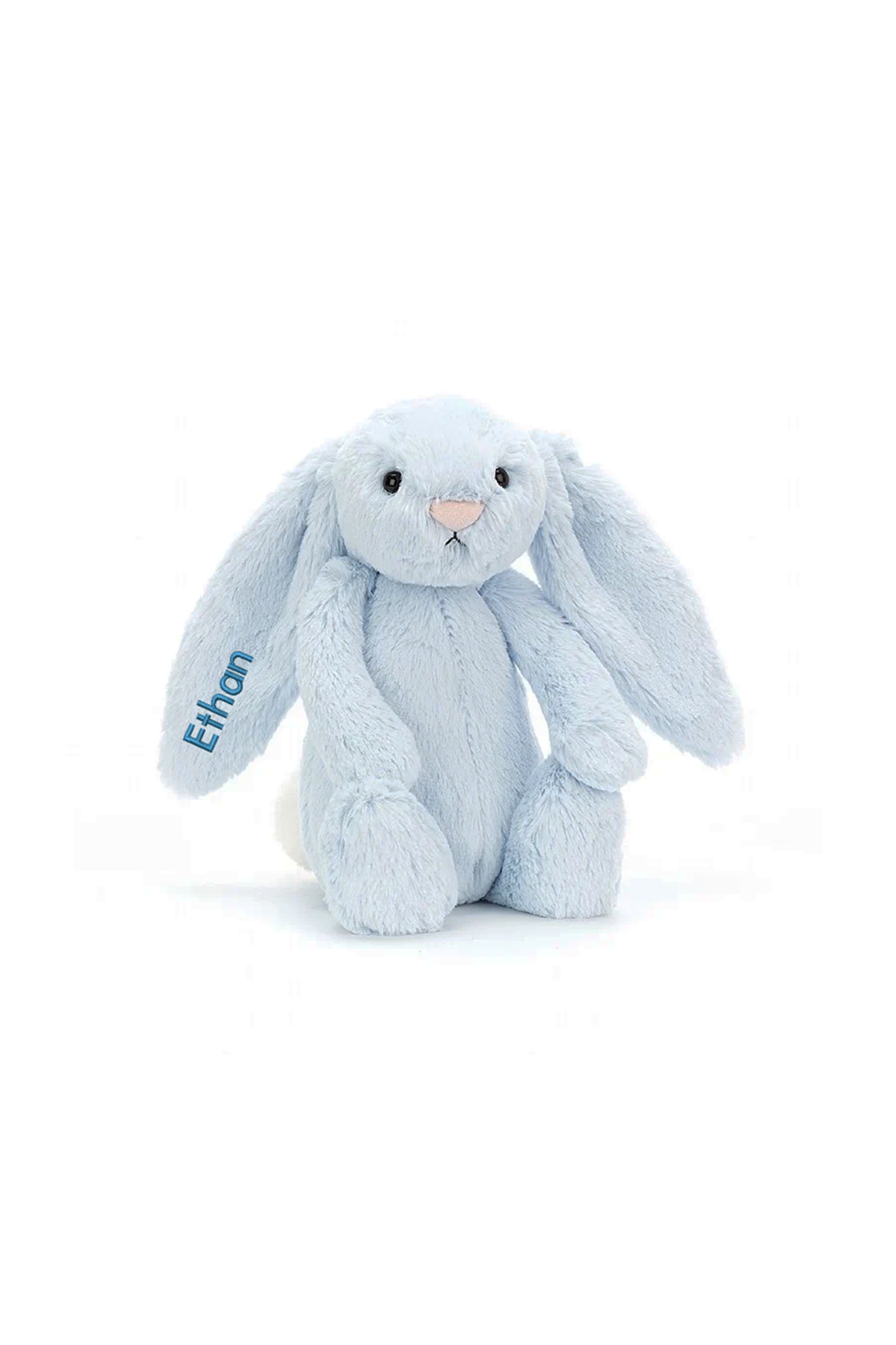 Personalisable Jellycat Bashful Blue Bunny Medium