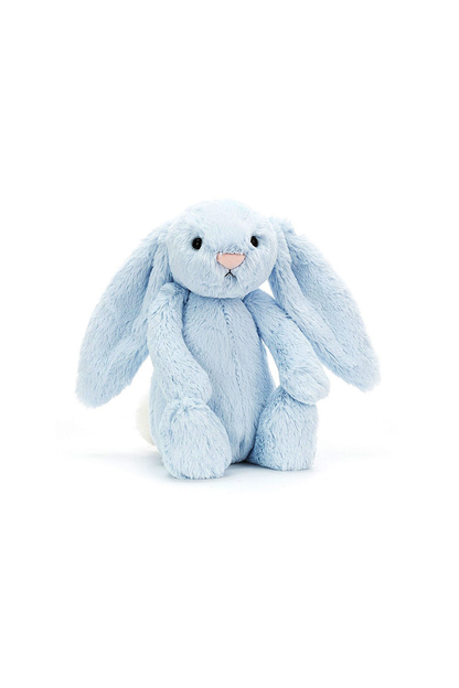 Personalisable Jellycat Bashful Blue Bunny Medium
