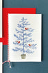 Christmas Tree Greeting Card - Sea Apple