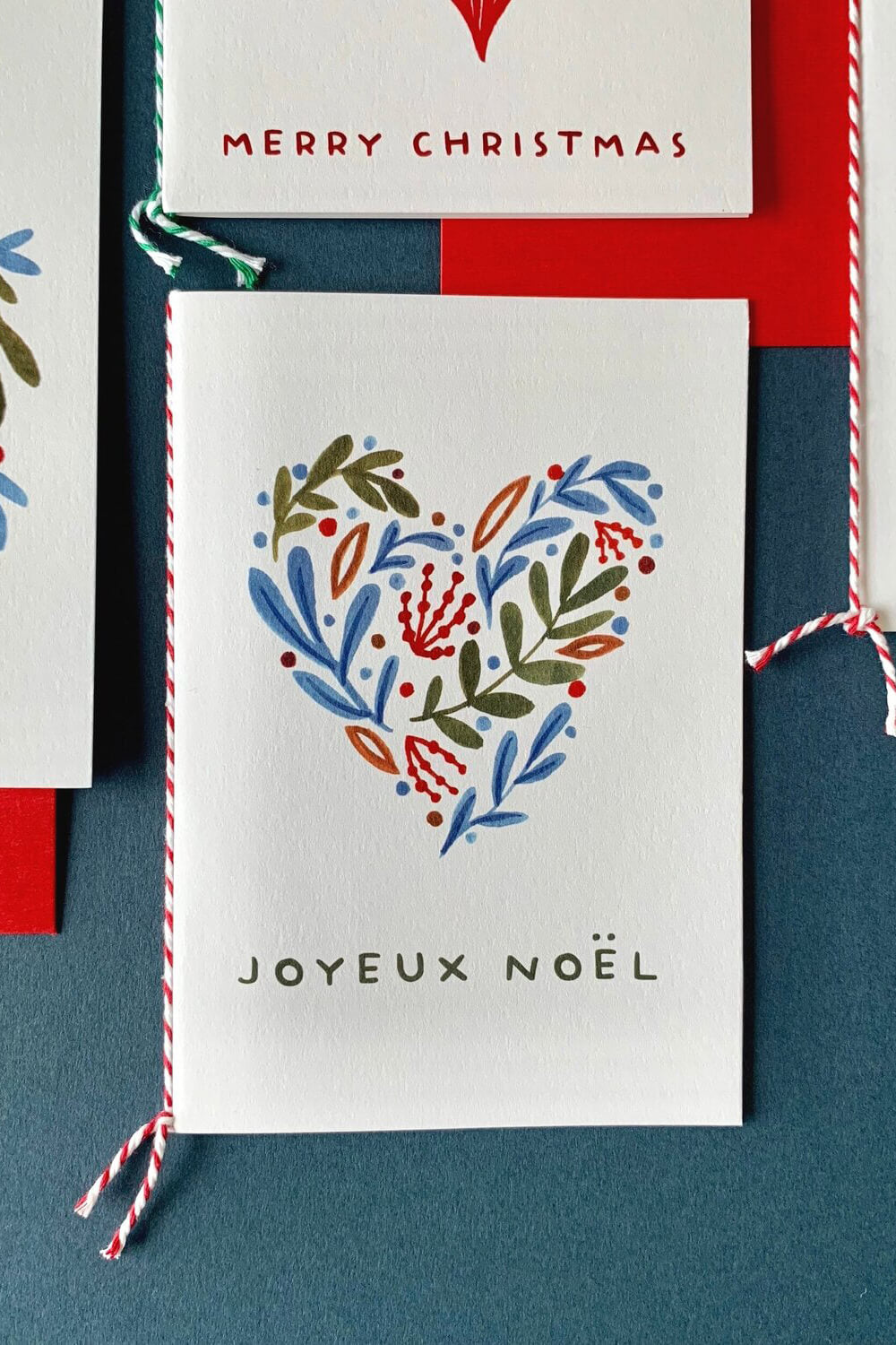 Joyeux Noel Greeting Cards - Sea Apple
