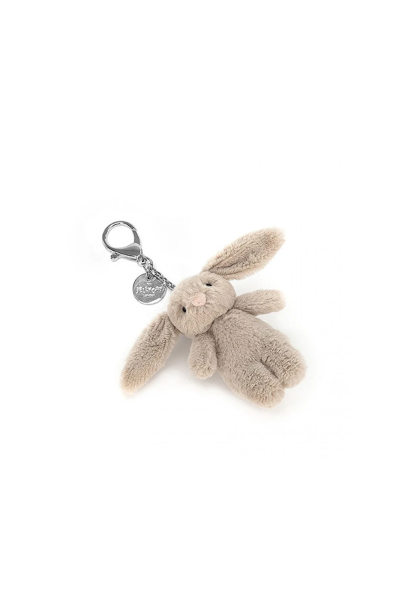 Jellycat Bashful Bunny Bag Charm Beige