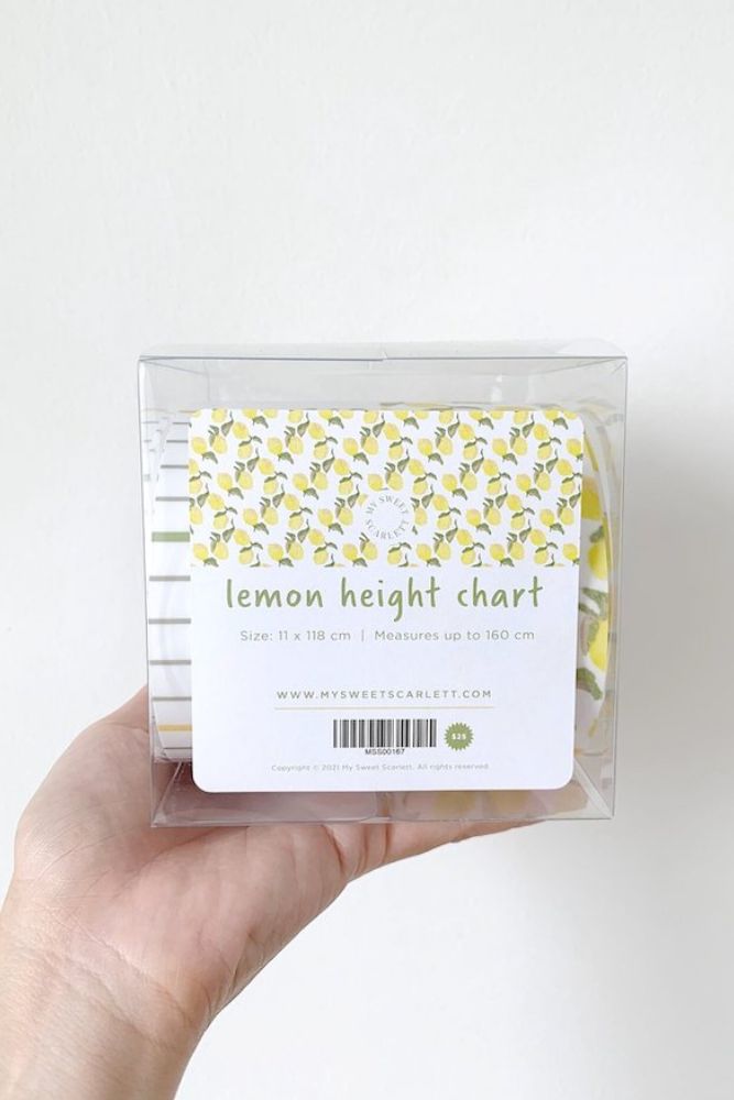 Lemon Height Chart - Sea Apple