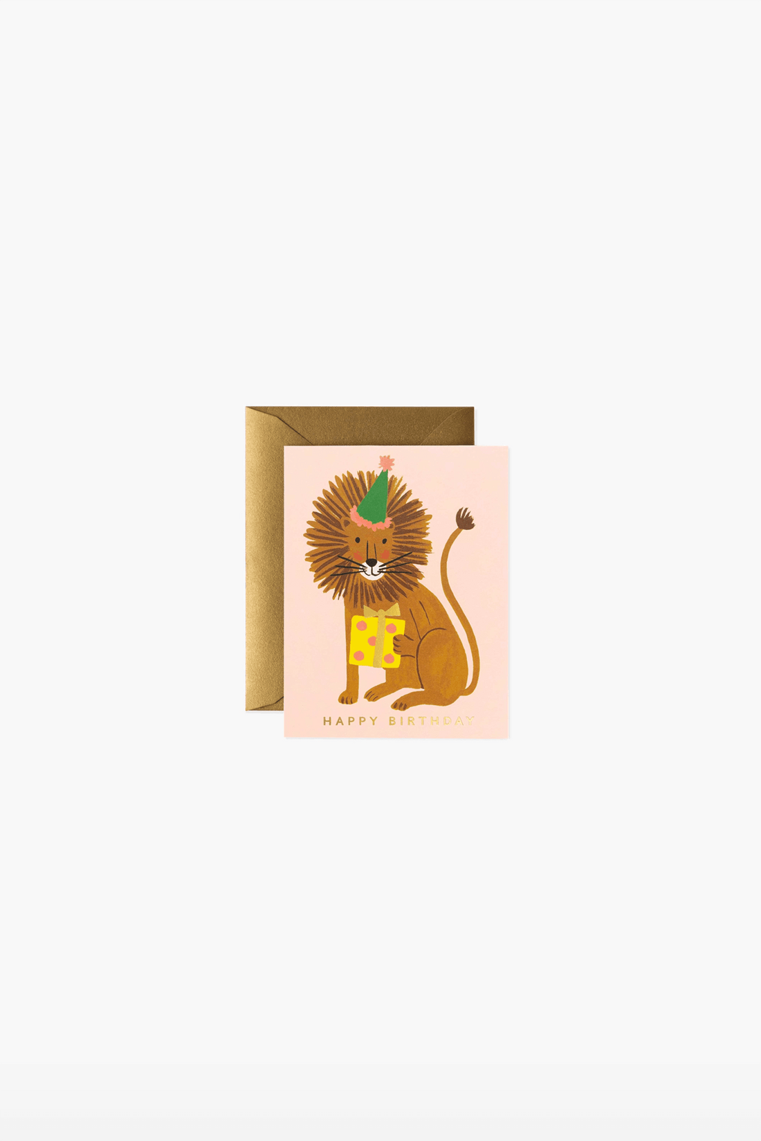 Lion Birthday Card - Sea Apple