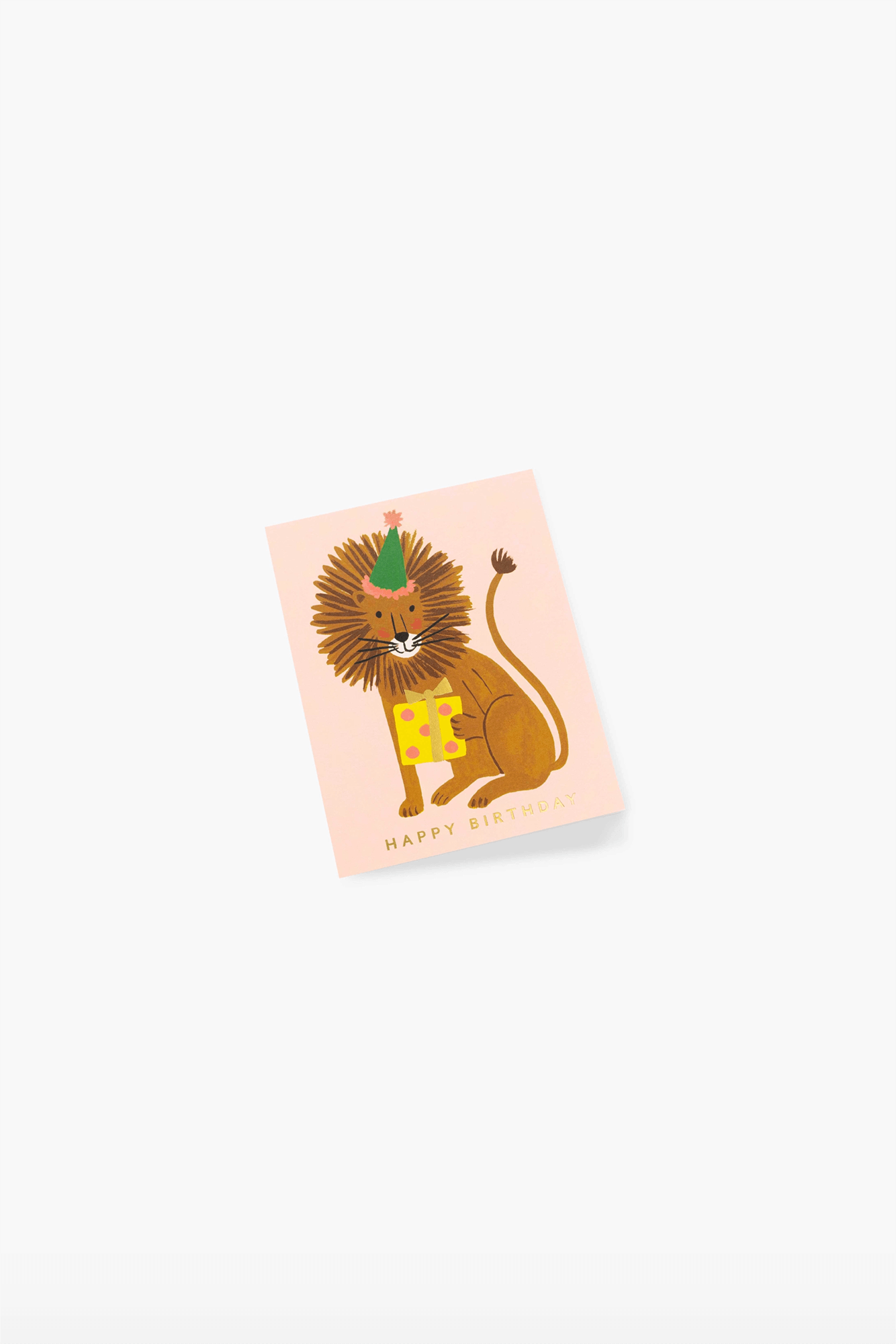 Lion Birthday Card - Sea Apple