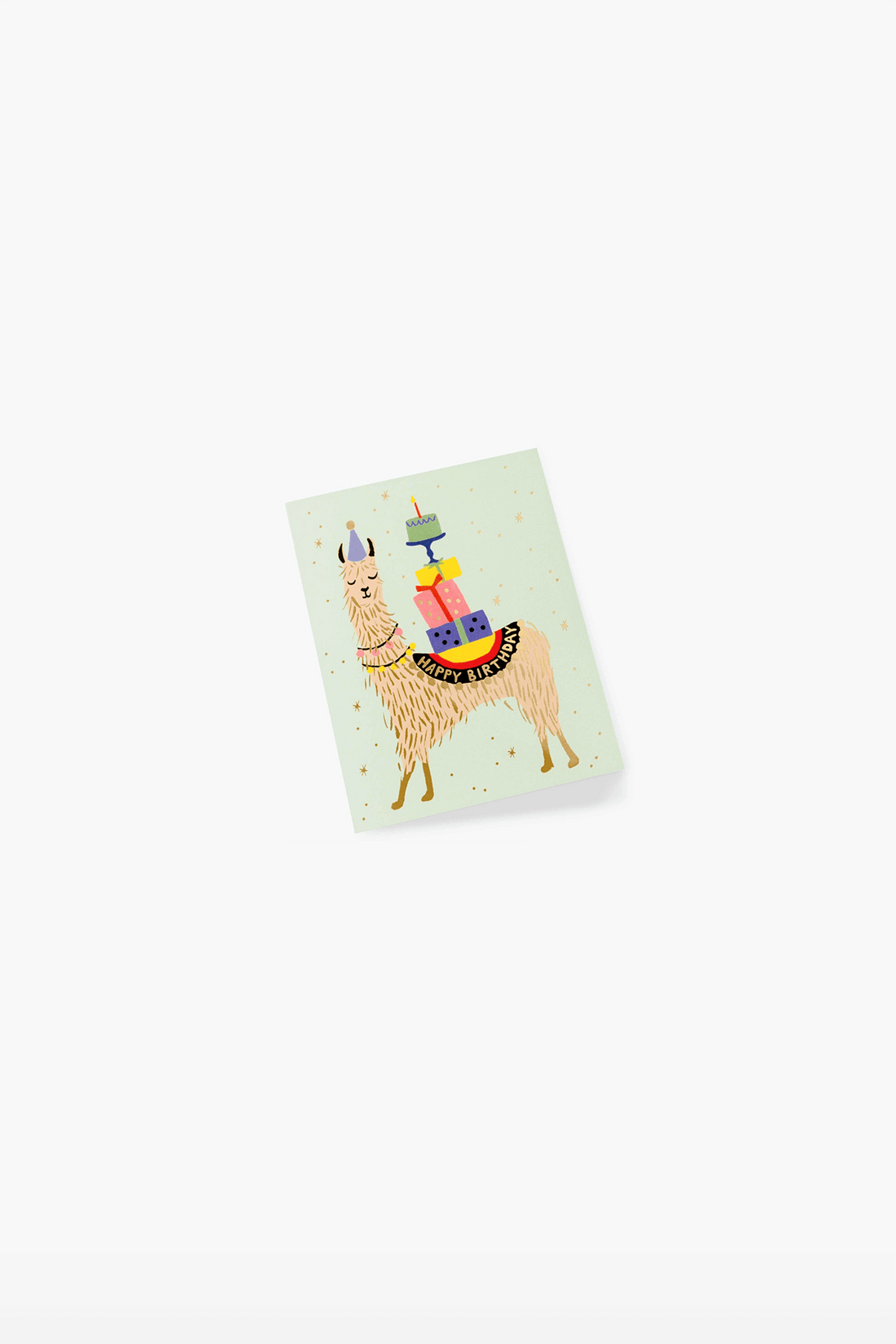 Llama Birthday Card - Sea Apple