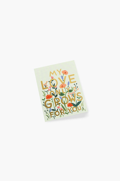 Love Grows Card - Sea Apple